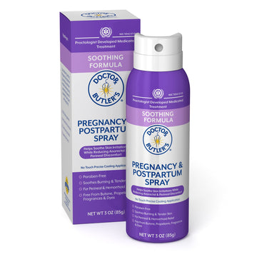 Doctor Butler's Pregnancy & Postpartum Spray - Perineal Spray and Hemorrhoid Treatment with Aloe and Chamomile, Pregnancy Support and Postpartum Essentials, Paraben Free (3oz) Doctor Butler's Au supplements