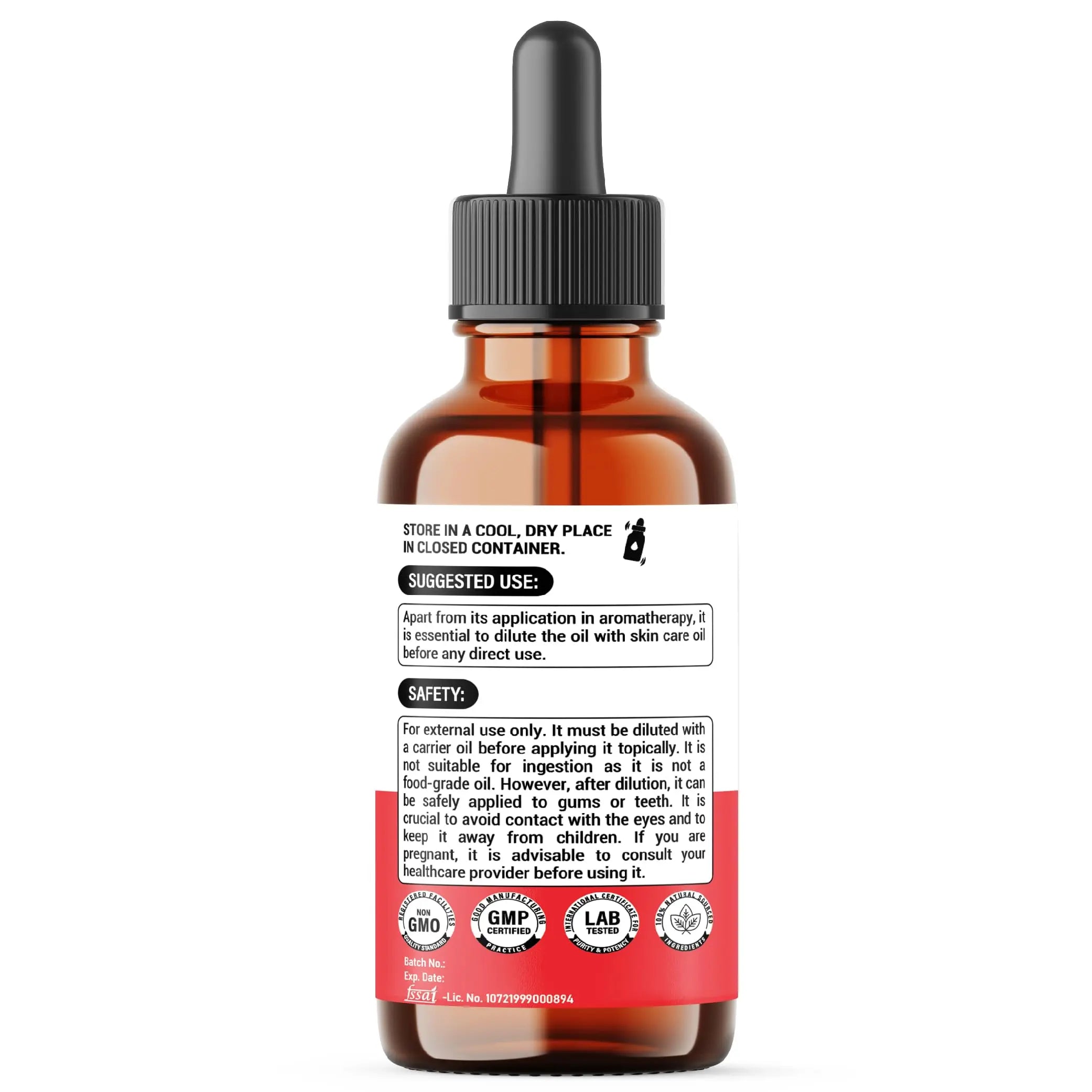 DEDICAD - 1 FL Oz - 30ml - Clove Essential Oil Supplement – for Toothache, Oral Care, Skin & Hair – Clove Oil Organic DEDICAD Au supplements