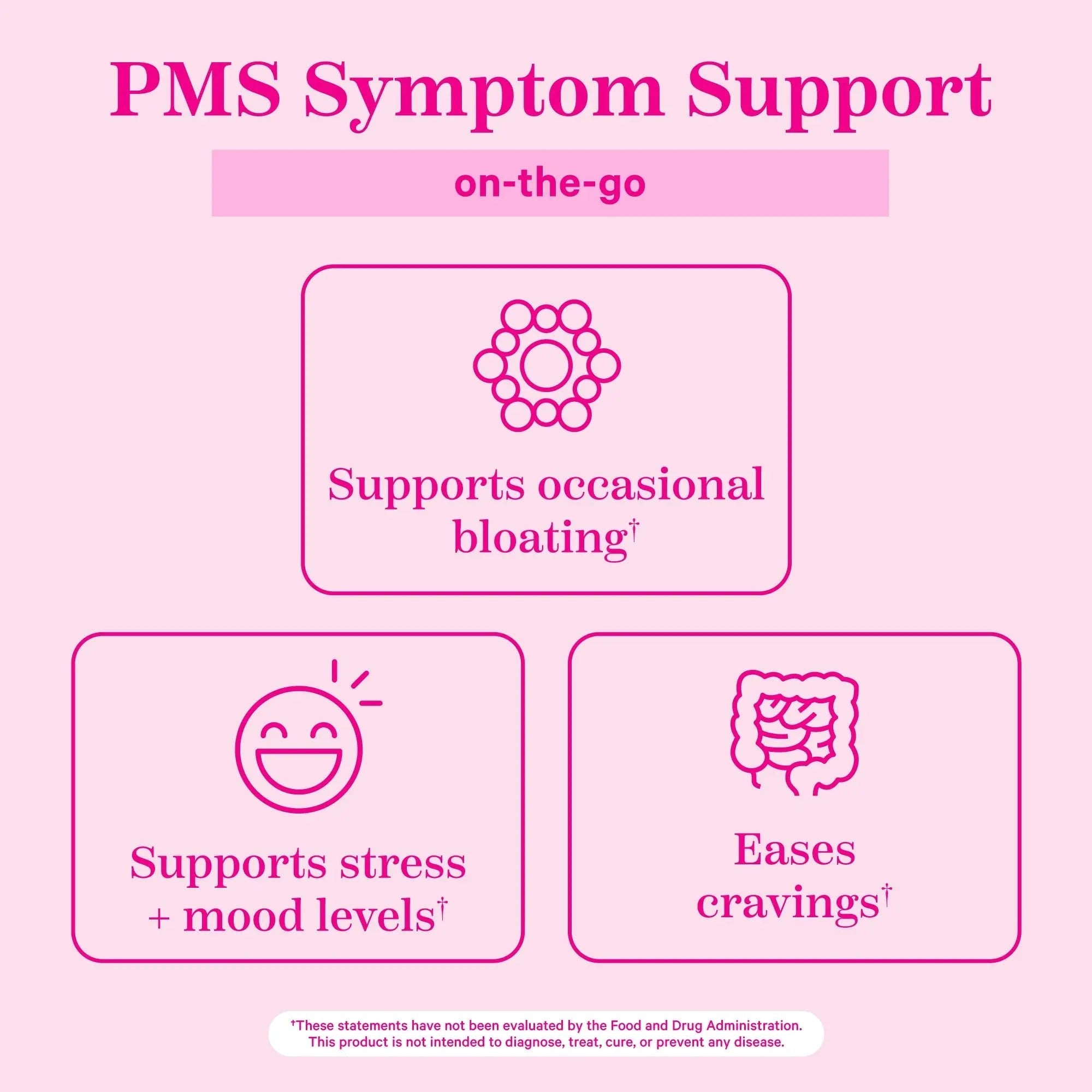 Pink Stork Organic PMS Support Sweets for Teens and Women - Simple & Natural Ingredients Vitamin B6 and Peppermint Pink Stork Au supplements