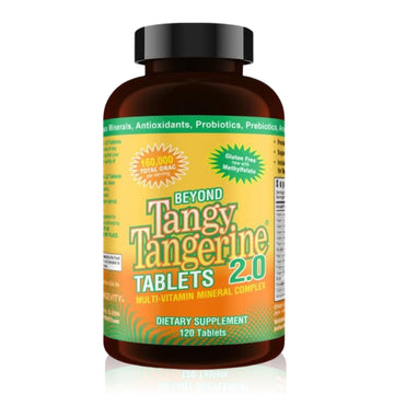 Youngevity Beyond Tangy Tangerine 2.0 Multi-Vitamin & Mineral Complex - Made with Natural & Whole Foods | 160,000 ORAC | 120 Tablets - 2-Pack Youngevity Au supplements