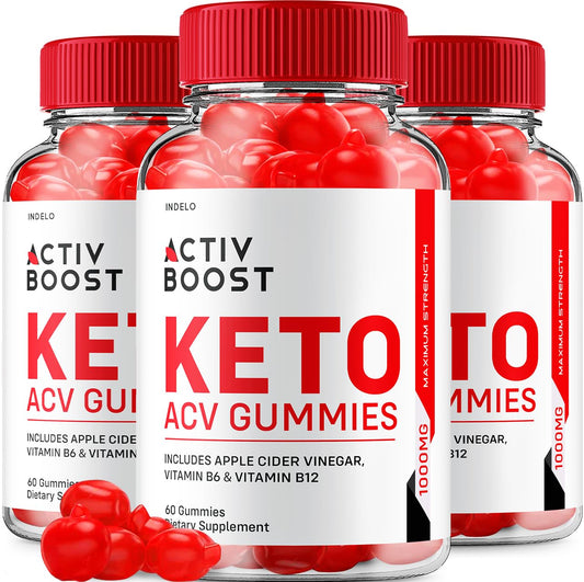 (3 Pack) Activ Boost Keto ACV Gummies - Activ Boost Keto ACV Gummies Reviews IndeloAU supplements