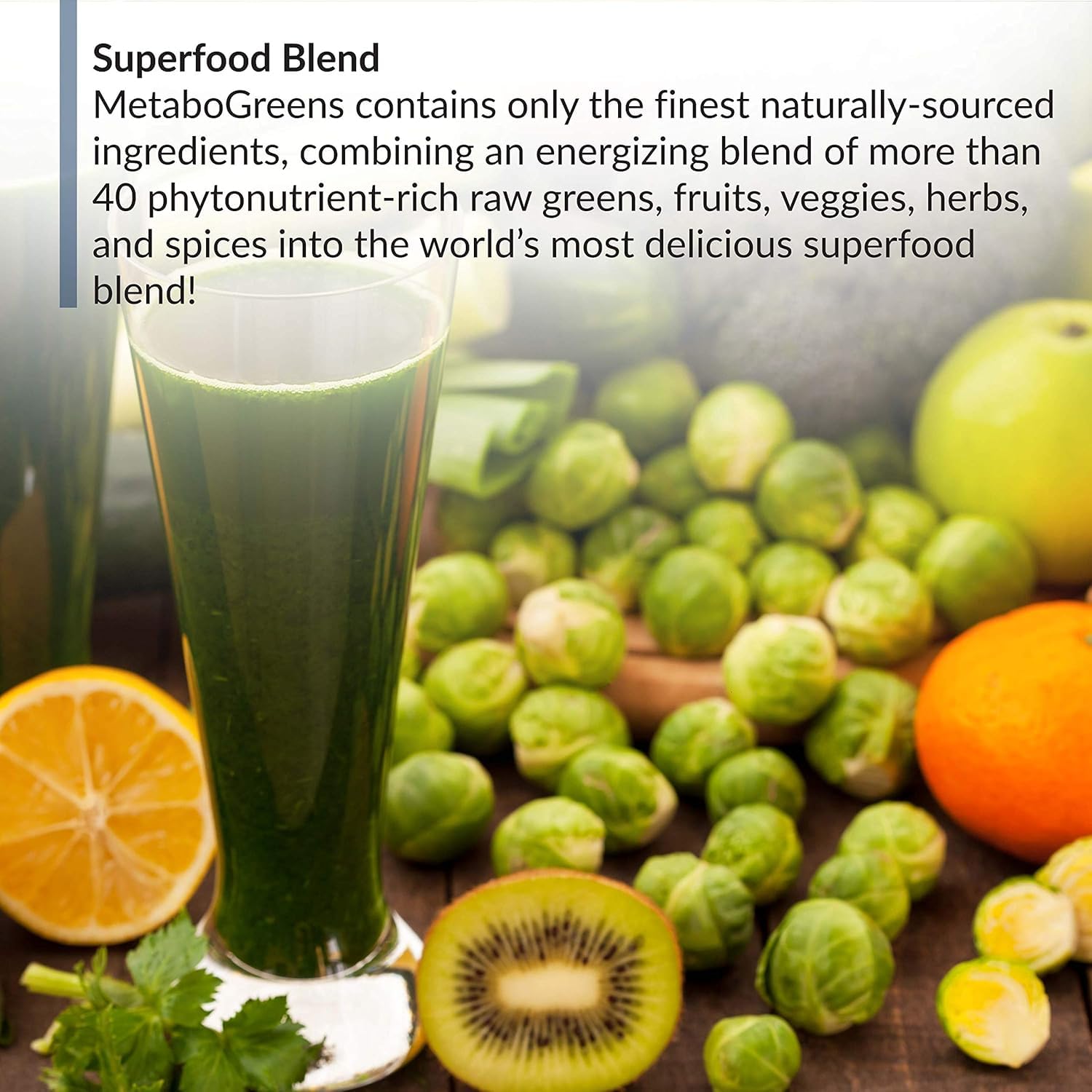 BioTrust Metabo Greens Superfood Powder - Super Greens Powder, Fruit & Veggie Blend with Clinically Studied Spectra - Non GMO, Soy Free, Gluten Free, Dairy Free, Energizing Berry Flavor (30 Servings) BioTrust Au supplements