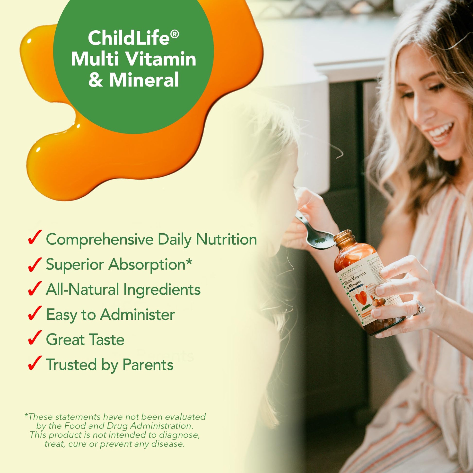 CHILDLIFE ESSENTIALS Kids Multivitamin & Mineral - Kids Vitamins, Liquid Multivitamin for Kids, Toddler Multivitamins, Liquid Vitamins, Baby Multivitamin - Natural Orange & Mango, 8 Fl Oz (Pack of 2) CHILDLIFE ESSENTIALS Au supplements
