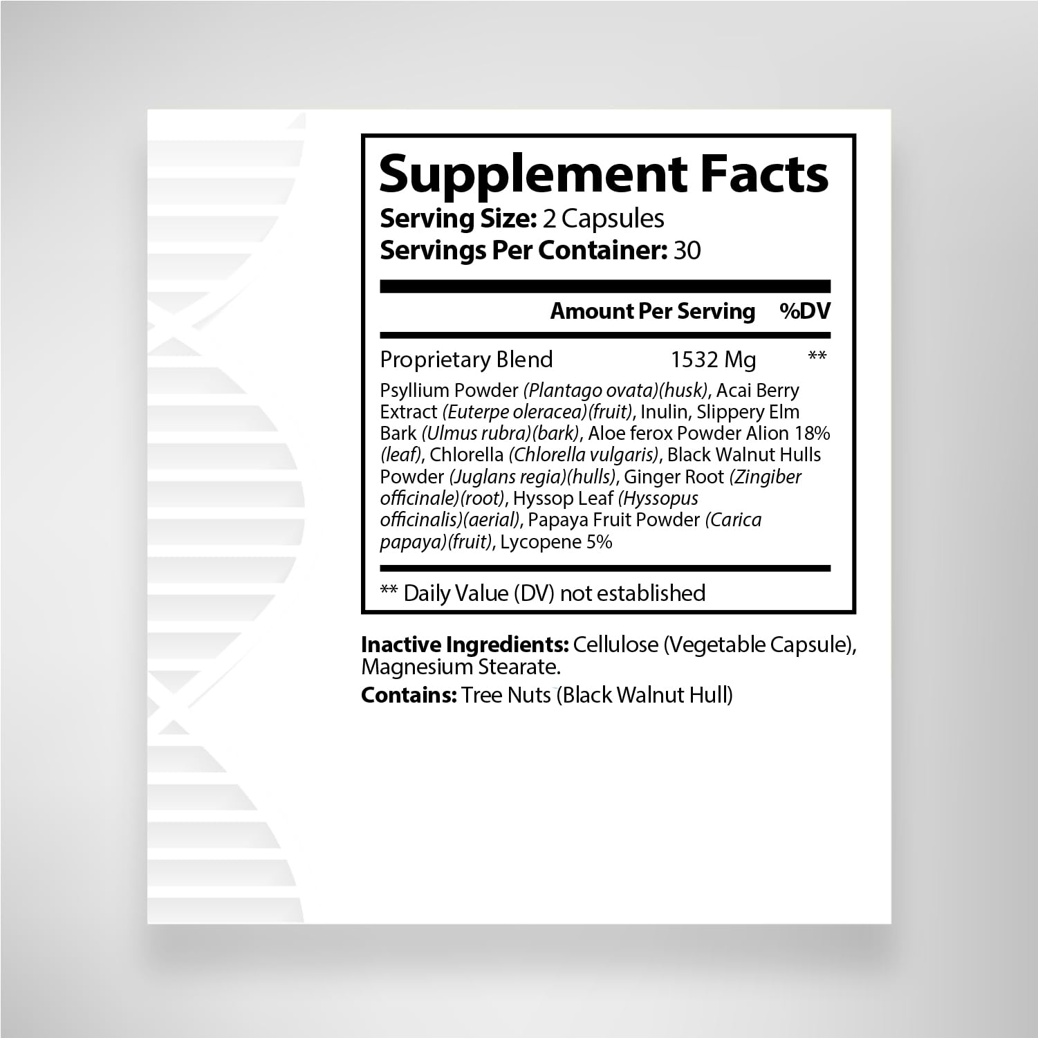 Biogenique Acai Berry Extract & Psyllium Powder, Energy Boost, Free Radical Scavenger Biogenique Au supplements