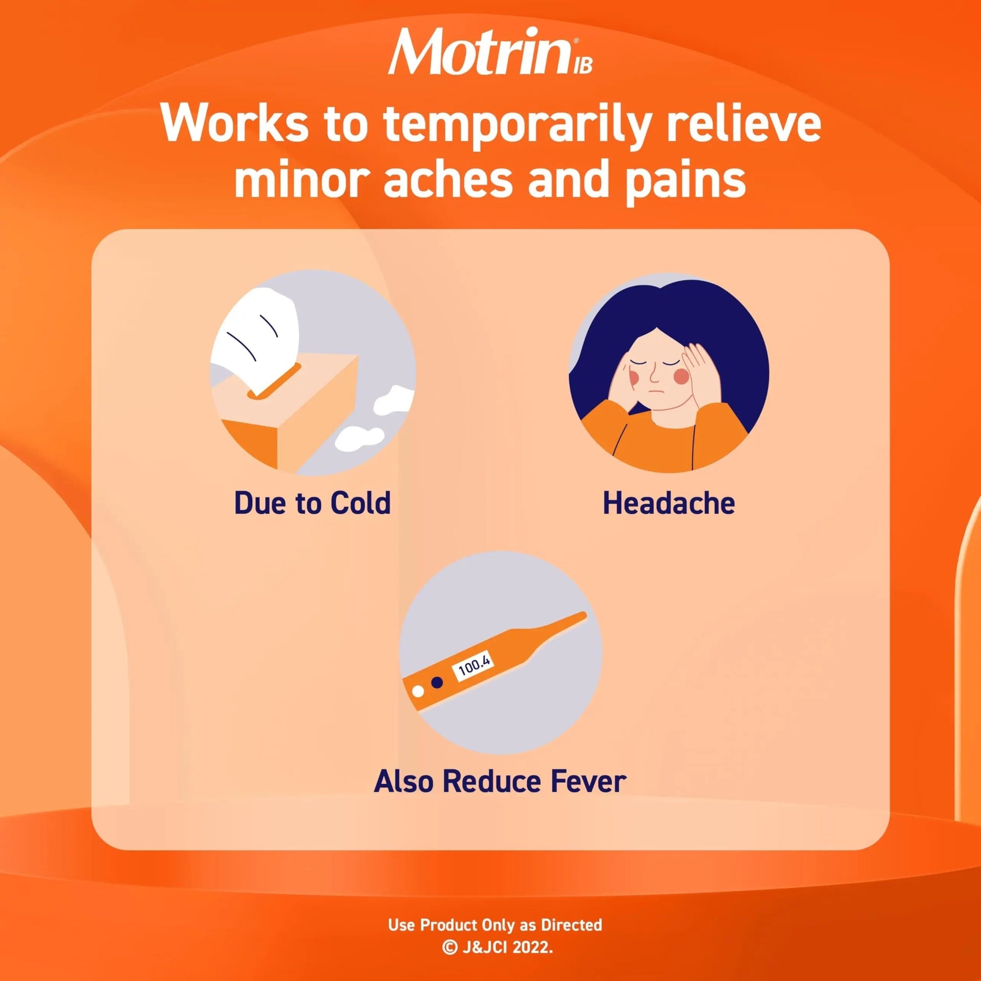 Motrin IB Ibuprofen 200mg Tablets, Ibuprofen Pain & Fever Reliever for Headache, Backache, Muscular Aches, Menstrual Pain & Minor Arthritis Pain, Over-The-Counter NSAID Medicine, 225 ct Motrin Au supplements