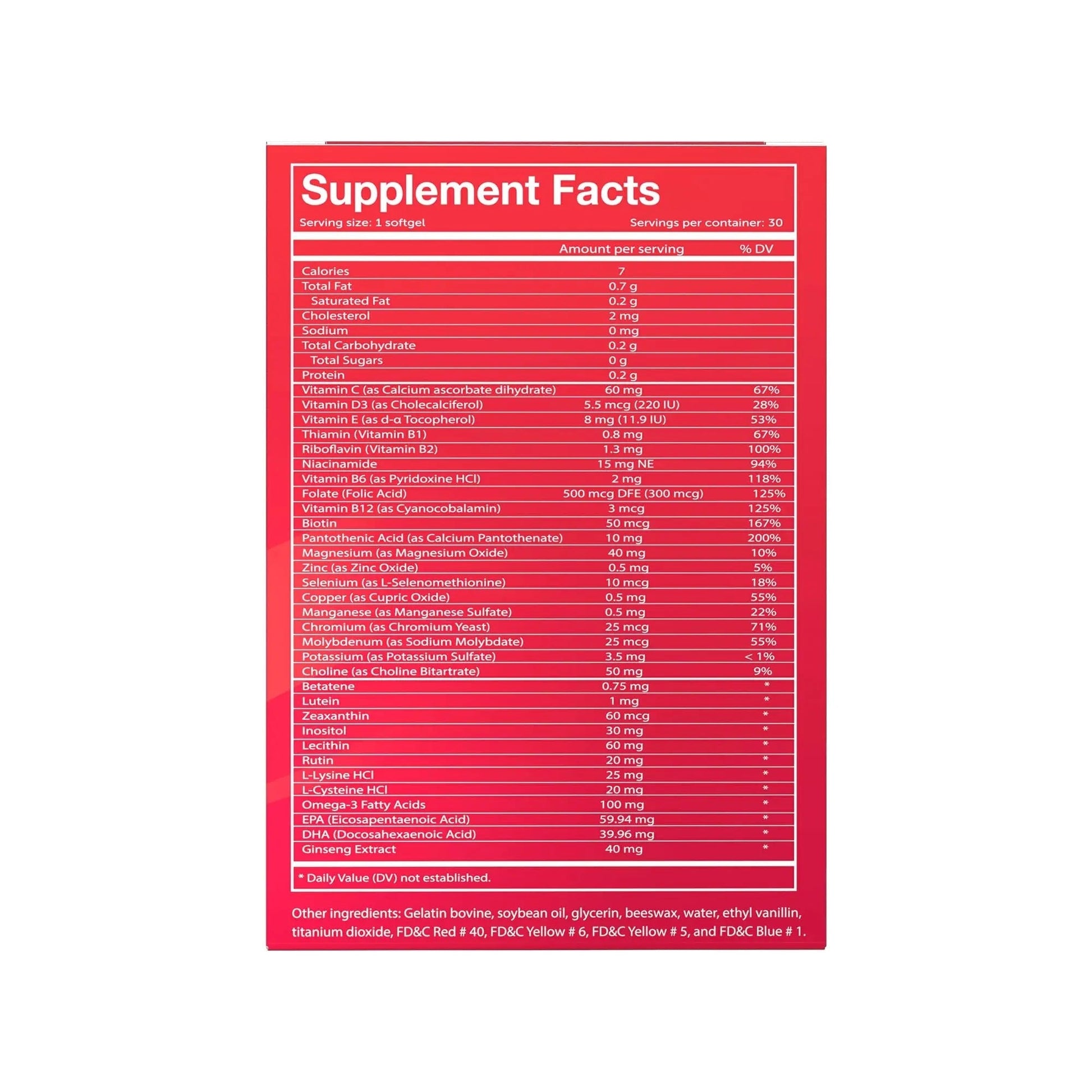 Vivioptal Active, 30 Softgels, Ginseng & Omega 3, Multivitamin & Multimineral, Gluten Free, German Formula Vivioptal Vitamins Au supplements