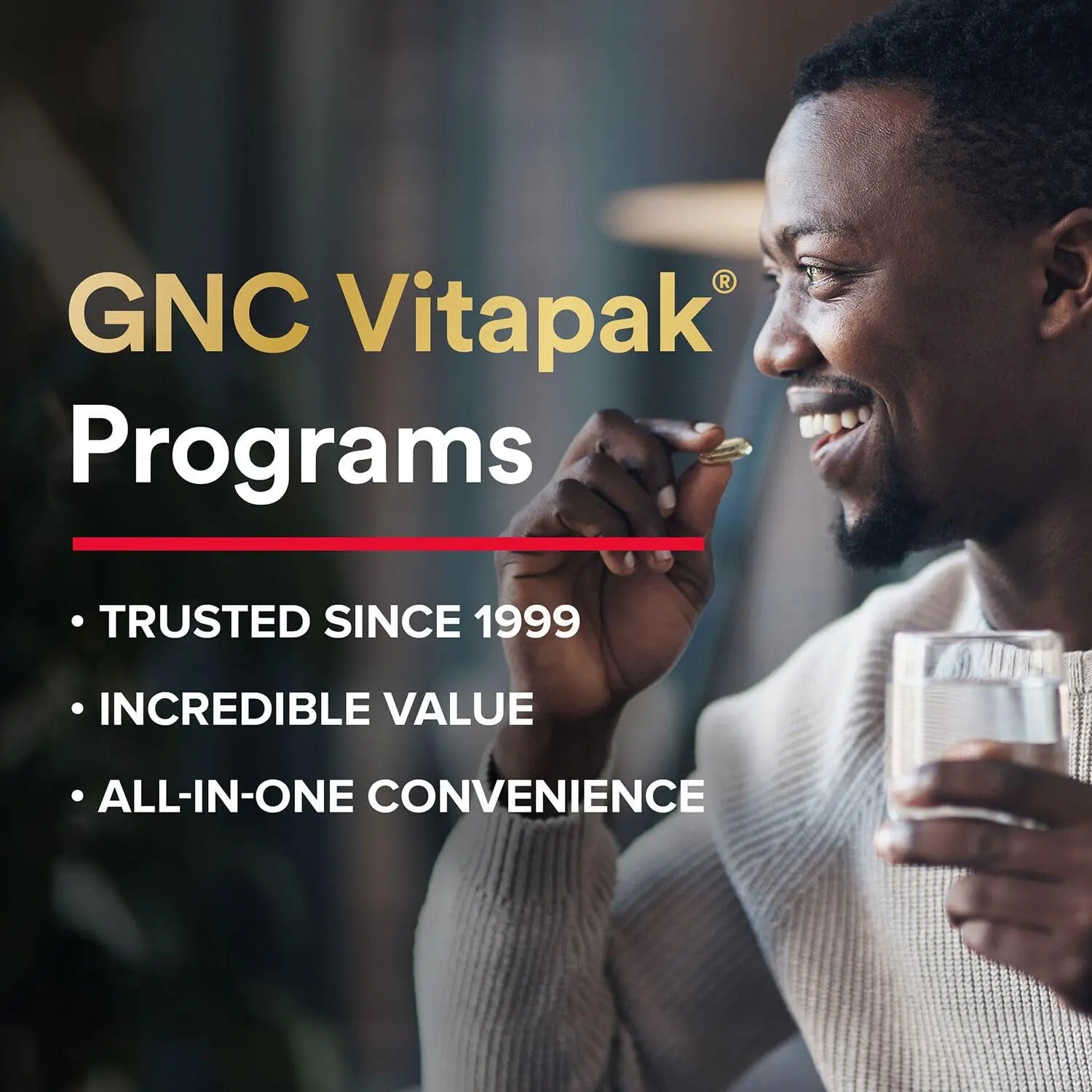 GNC Mega Men Performance and Vitality Vitapak Program, Convenient Complete Nutrition, 5 Products in 1 Packet, Circulation GNC Au supplements
