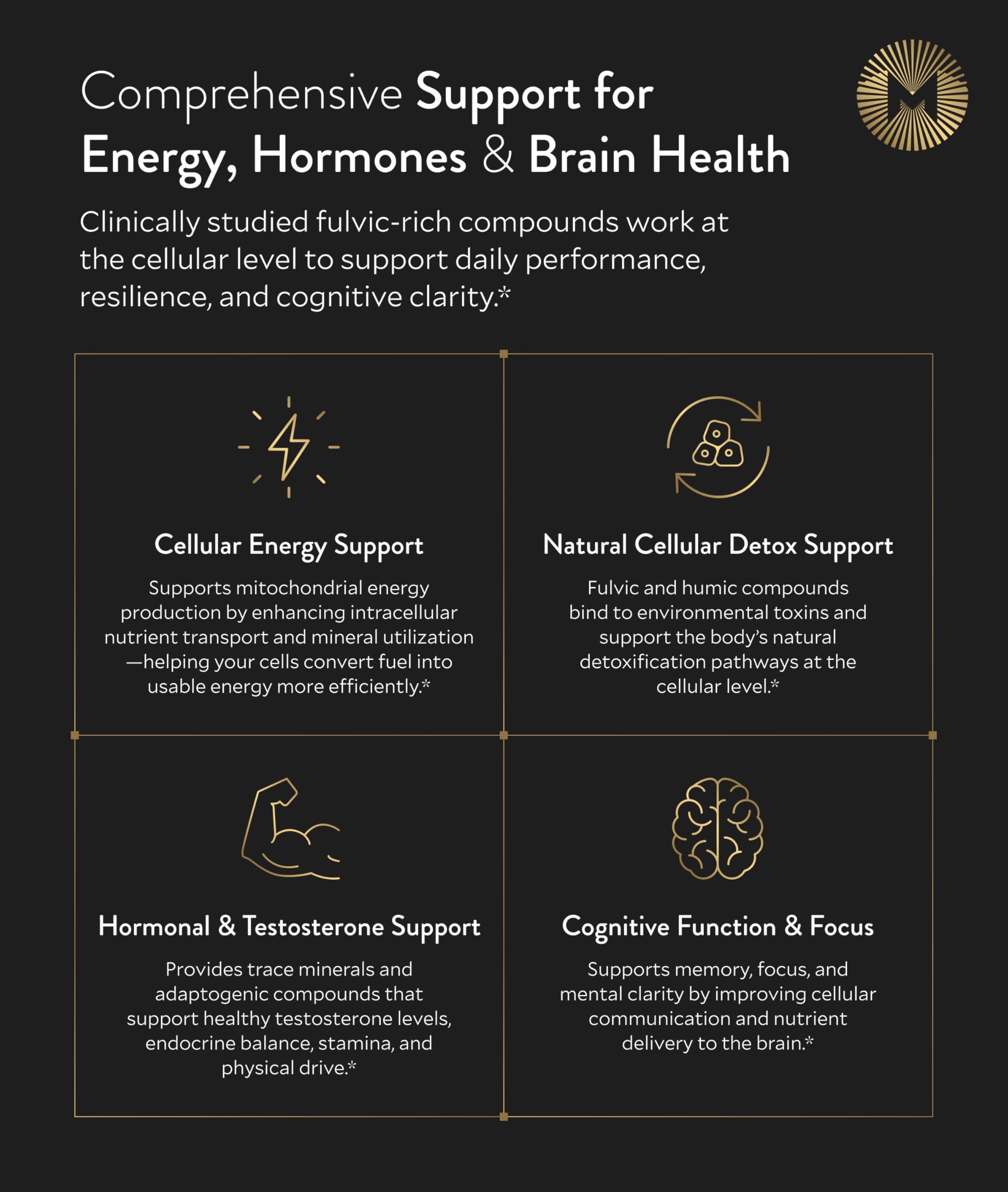 Manna Vitality Shilajit+ Capsules | 1000mg Purified Himalayan Shilajit Resin Supplement | Highest Bioavailability | Energy, Performance, Detox, Vitality, Mental Clarity & Cognitive Support | 60 Count M Manna Au supplements