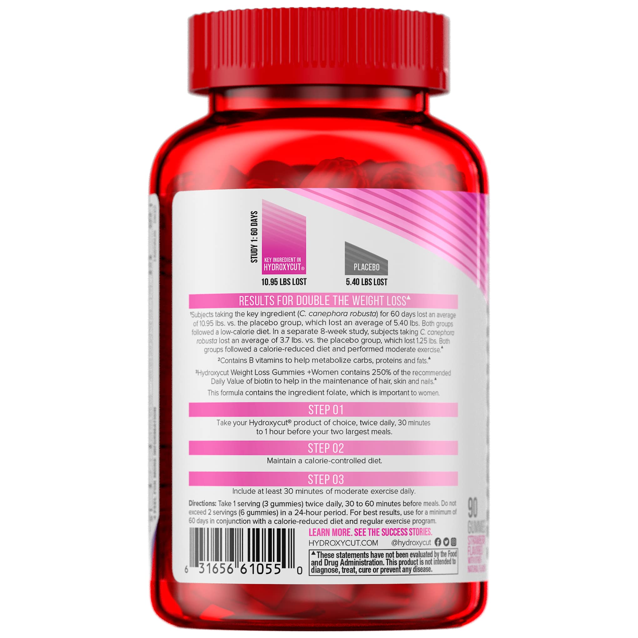 Hydroxycut Gummies + Women Strawberry 90ct Hydroxycut Au supplements
