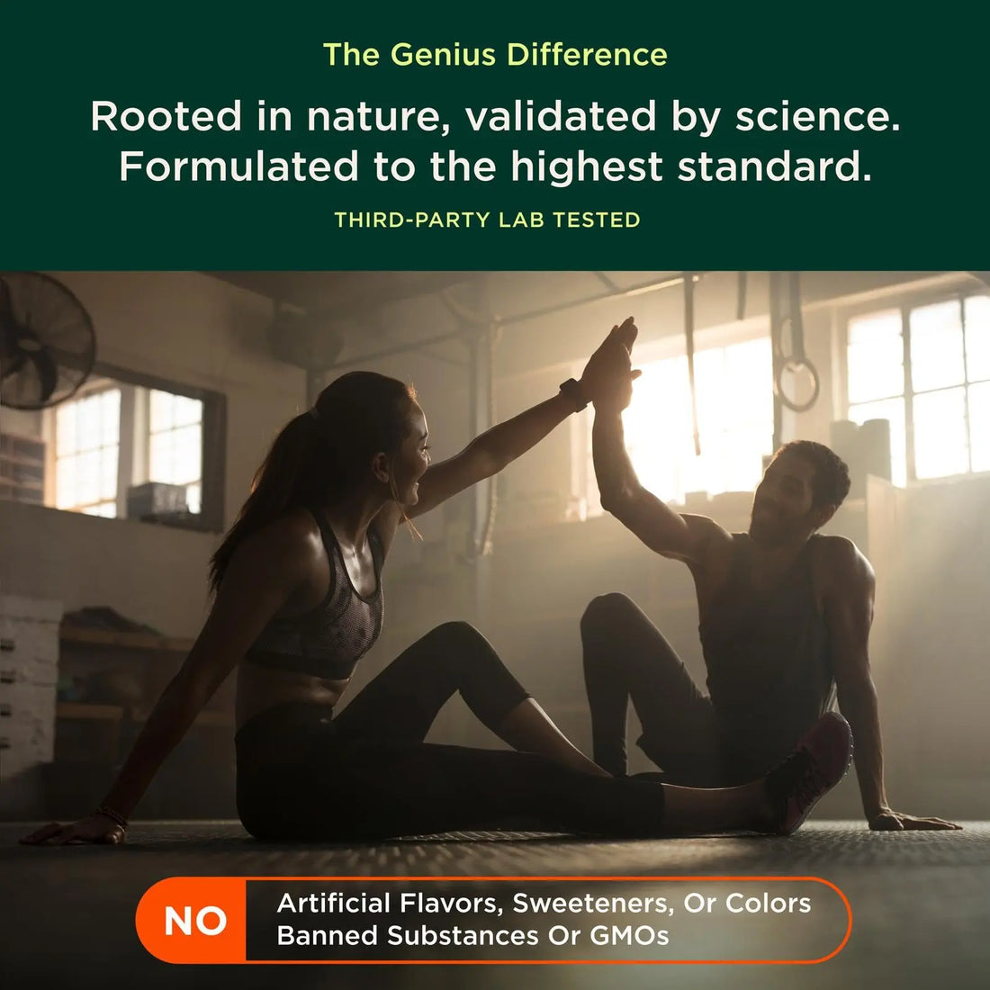 The Genius Brand Daily Superfood Greens - Organic Plant-Based Powder - Pineapple Flavor - Whole Food Blend with Greens, Fruits & Veggies - 30 Serving The Genius Brand Au supplements