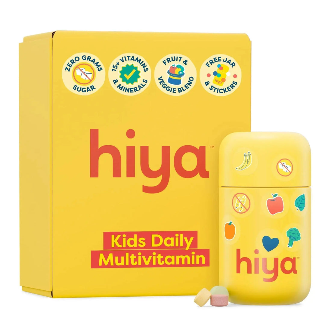 HIYA Kids Multivitamin Tablets – 15+ Essential Vitamins & Minerals with Fruits & Veggies for Ages 2+, Supports Growth HIYA AU supplements