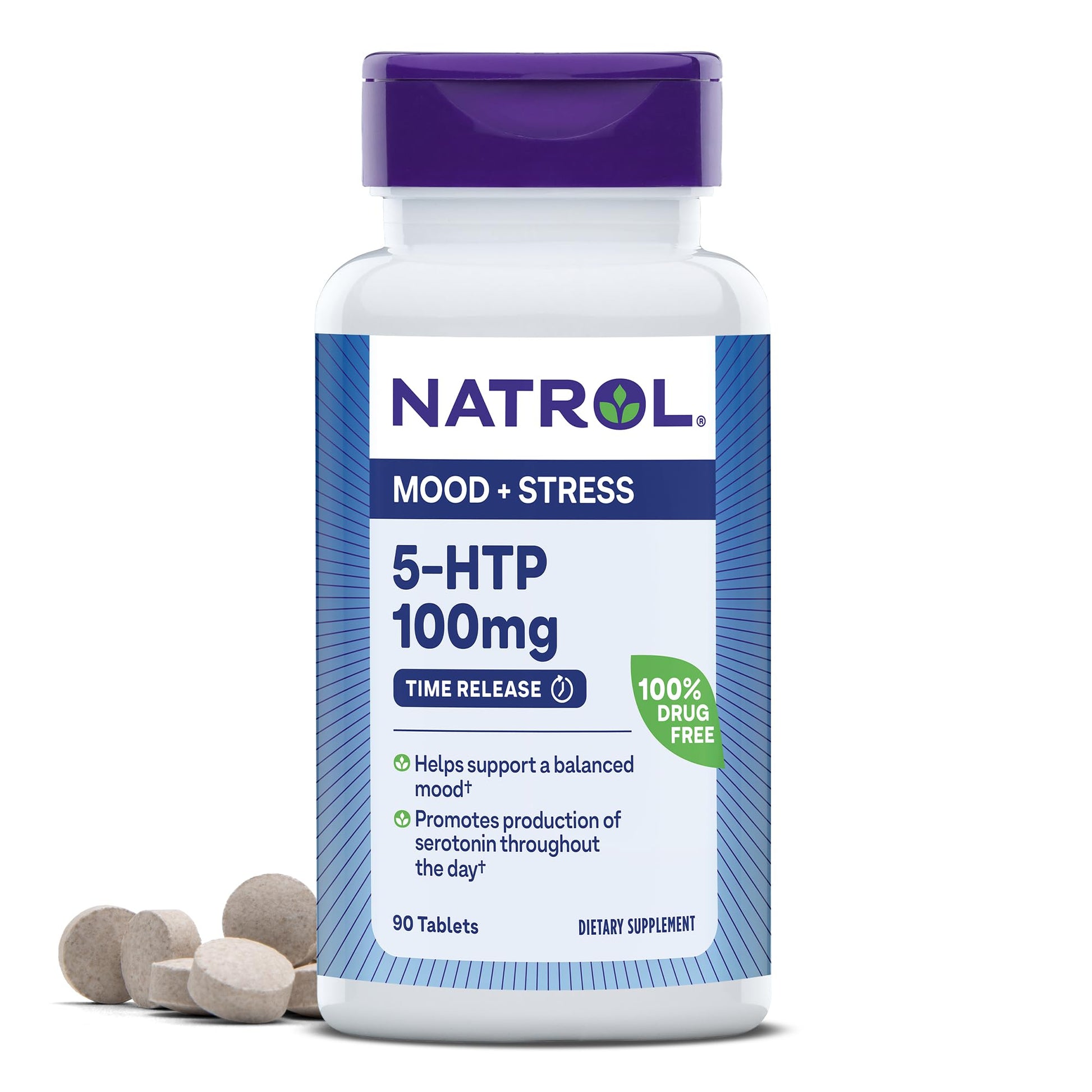 Natrol 5-HTP 100mg, Dietary Supplement Helps Support a Balanced Mood Natrol Au supplements