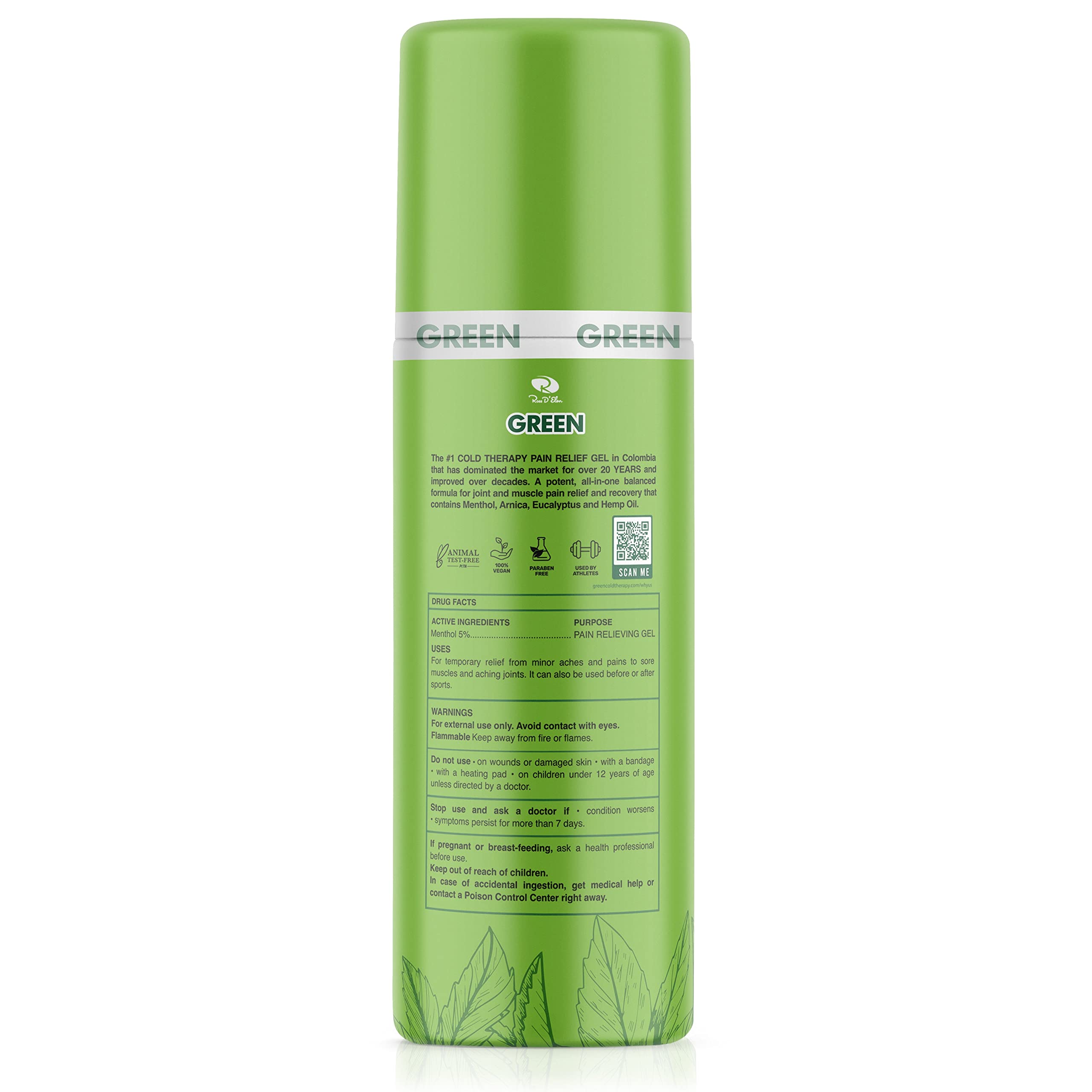 Ross D’Elen Green Menthol ROLL-ON 3-Pack ROSS D'ELEN Au supplements