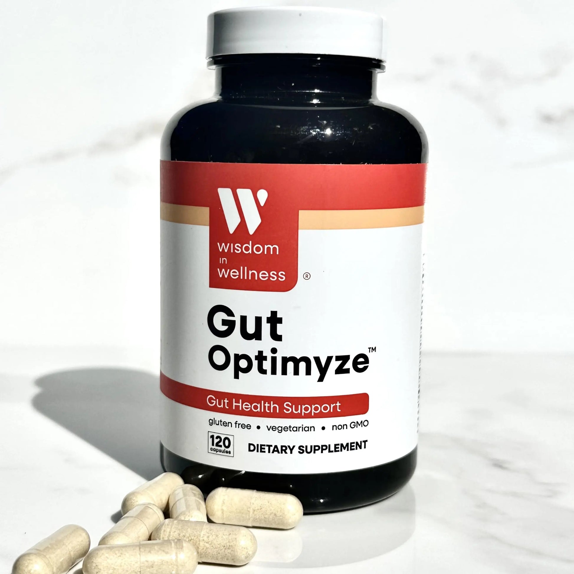 Wisdom In Wellness Gut Optimyze - 120 Digestive Health Capsules - Vitamins & Probiotics for Gut Health - Complete for Men & Women - Digestive Gut Health Pills - Healthy Gut Probiotics Wisdom In Wellness Au supplements