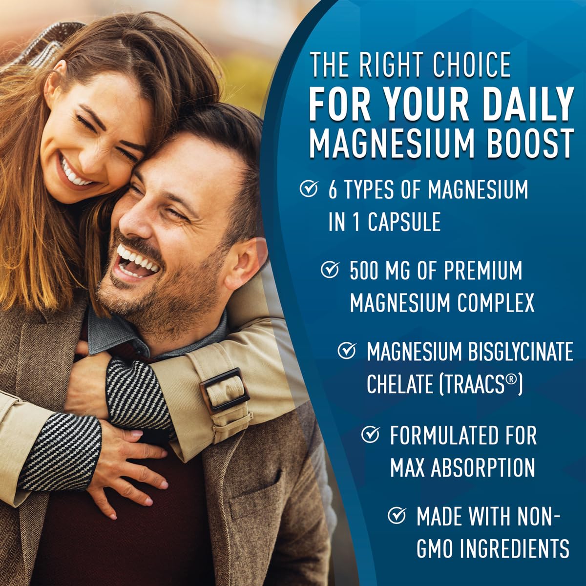 Magnesium Complex Supplement - Magnesium Citrate, Malate, Taurate, Oxide Purely Optimal Au supplements