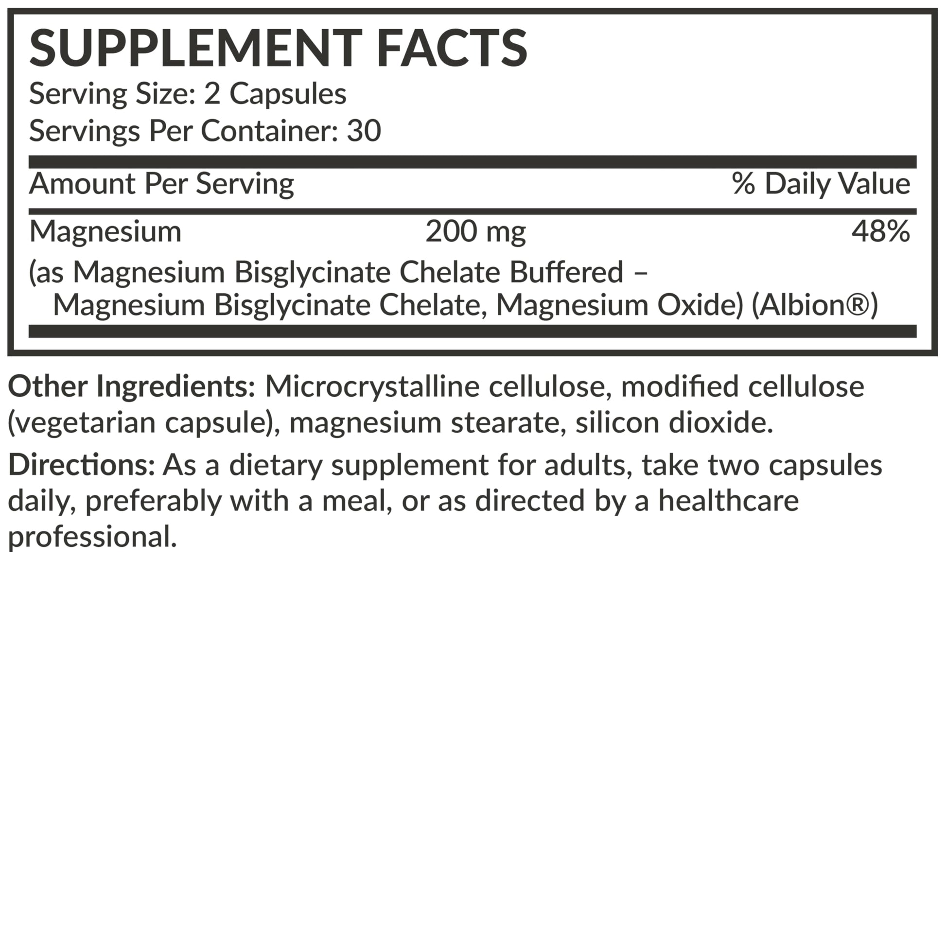 Futurebiotics Magnesium Glycinate 200 MG per Serving Chelated for High Absorption, Gentle On Stomach, Non-GMO, 60 Vegetarian Capsules Futurebiotics Au supplements