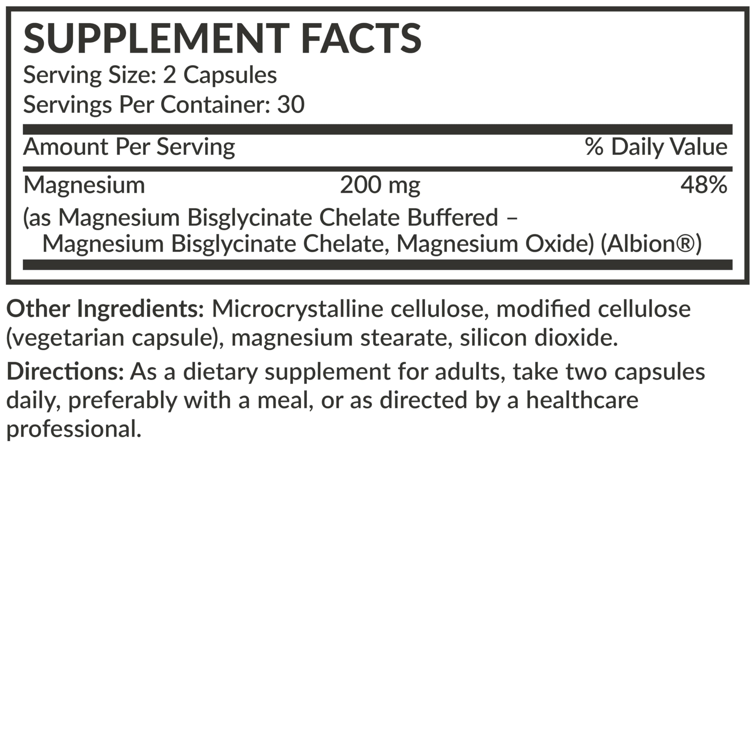 Futurebiotics Magnesium Glycinate 200 MG per Serving Chelated for High Absorption, Gentle On Stomach, Non-GMO, 60 Vegetarian Capsules Futurebiotics Au supplements