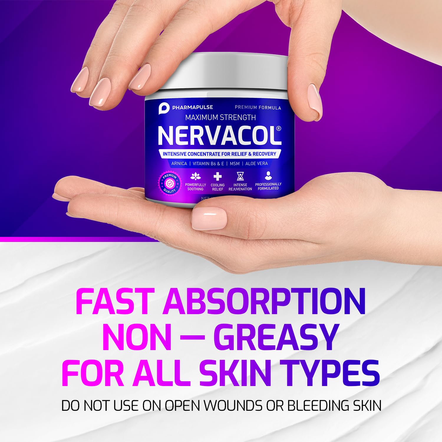 Neuropathy Nerve Therapy & Relief Cream - Maximum Strength Relief Cream for Foot Pharmapulse Au supplements