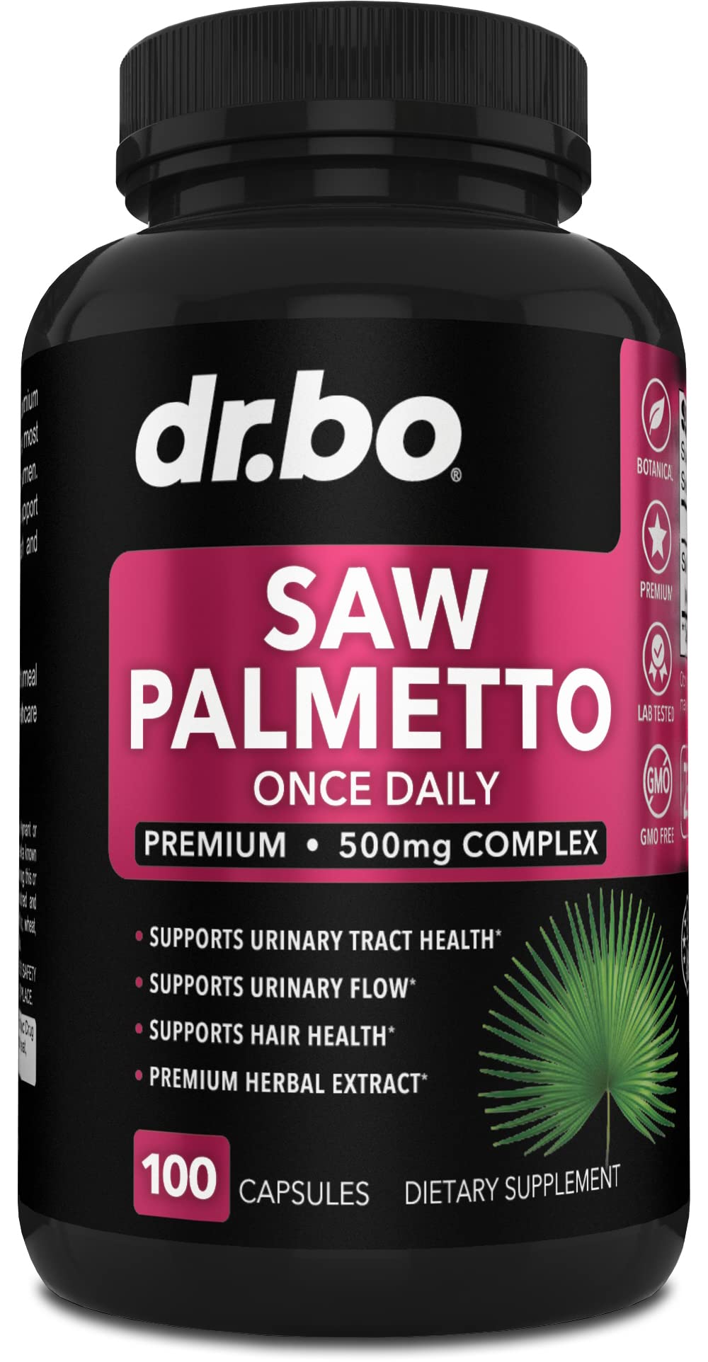 Saw Palmetto for Women Hair Loss - DHT Blocker for Women Hair Growth Plus Bladder DR. BO Au supplements