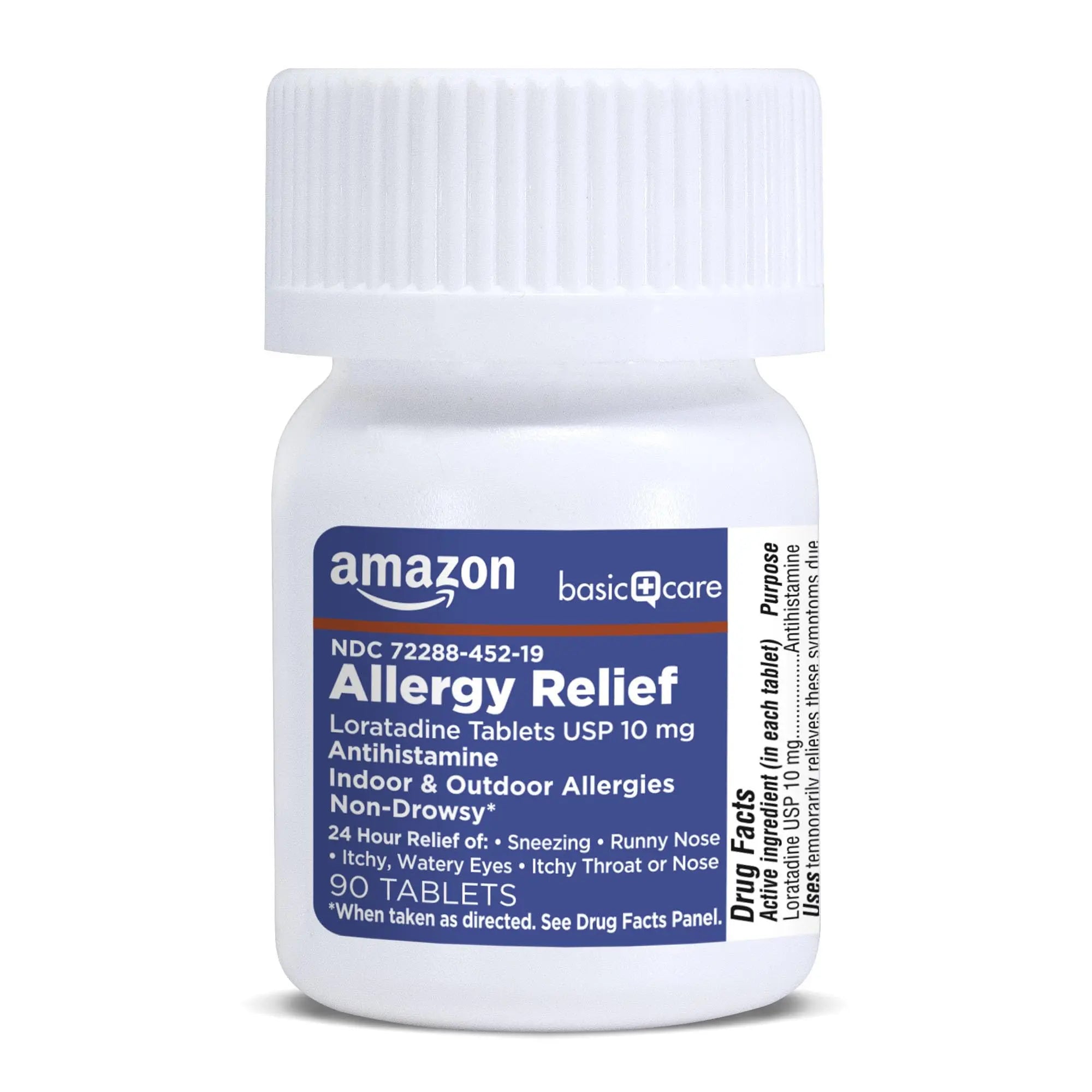 Amazon Basic Care Allergy Relief Loratadine Tablets 10 mg, 90 Count Amazon Basic Care Au supplements