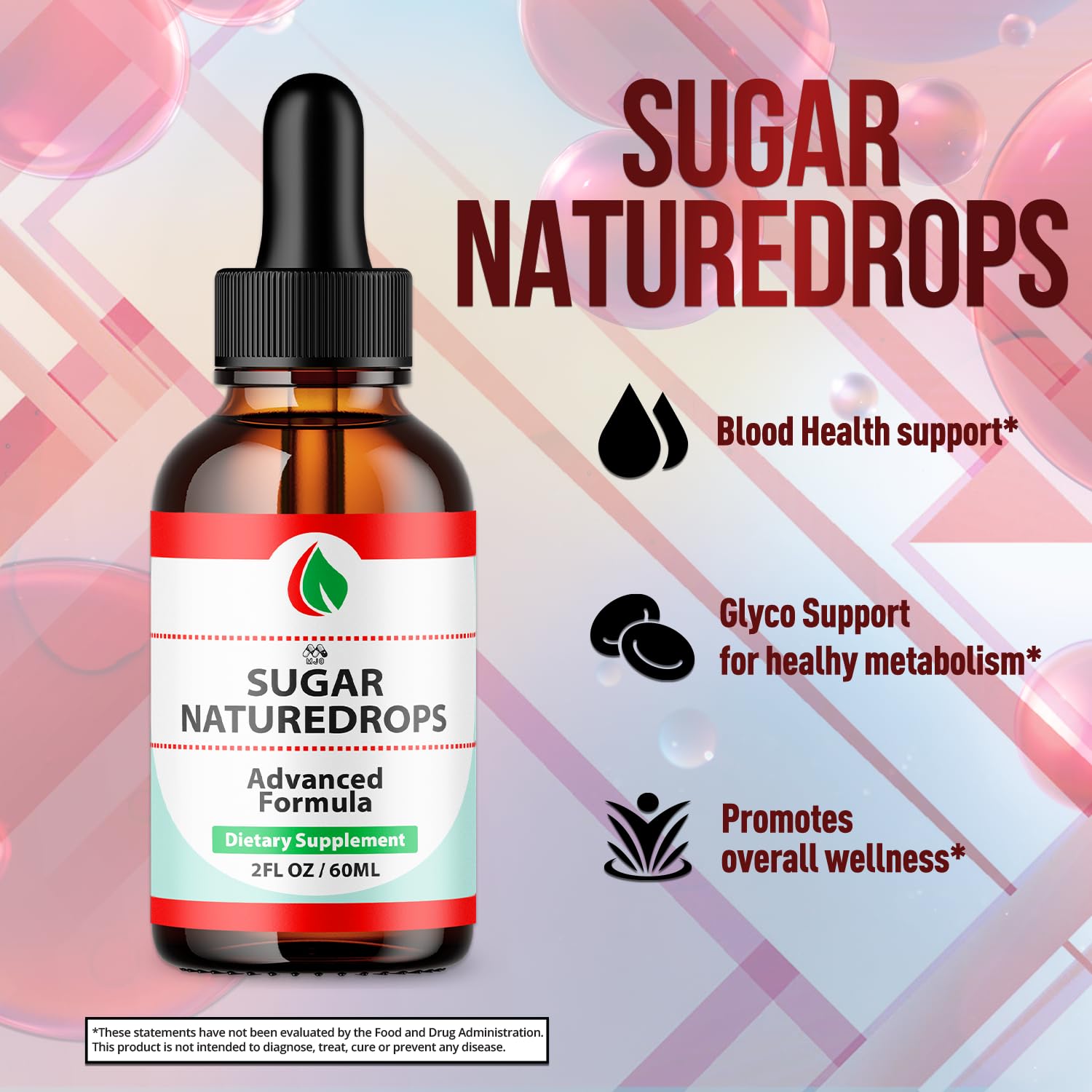 Sugar Nature Drops, Official SugarNature Blood Health Support Drops with All Natural Ingredients, Sugar Nature Liquid Supplement Optimal Health & Wellness Support with Premium Vitamins (30 Servings) MJO Au supplements