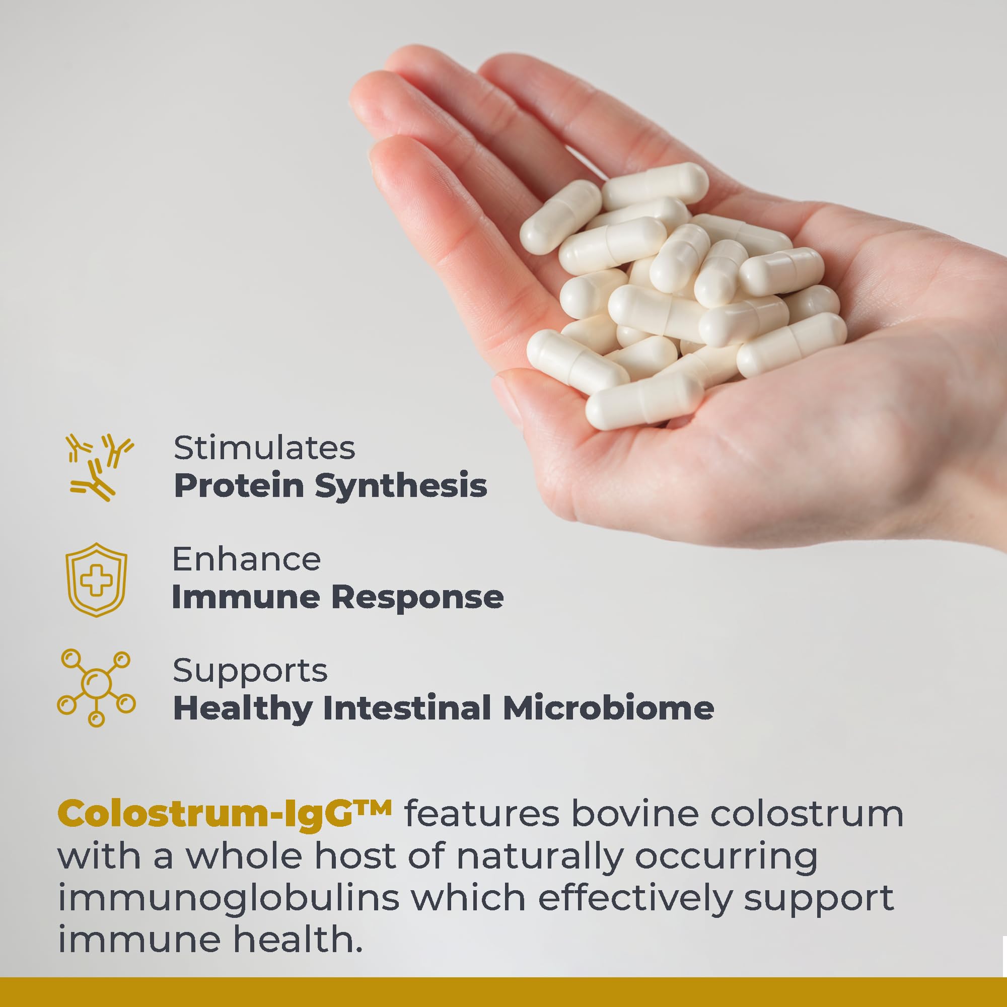 Premier Research Labs Colostrum-IgG - Colostrum Supplement, Bovine Colostrum for Humans, Cow Colostrum for Immune Health, Superfood with Lactoferrin, Amino Acids, Nucleotides - 60 Capsules Premier Research Labs Au supplements