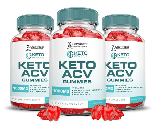 (3 Pack) Keto Genesis Keto ACV Gummies Advanced Formula 1000MG Keto Genesis Keto Justified LaboratoriesAU supplements