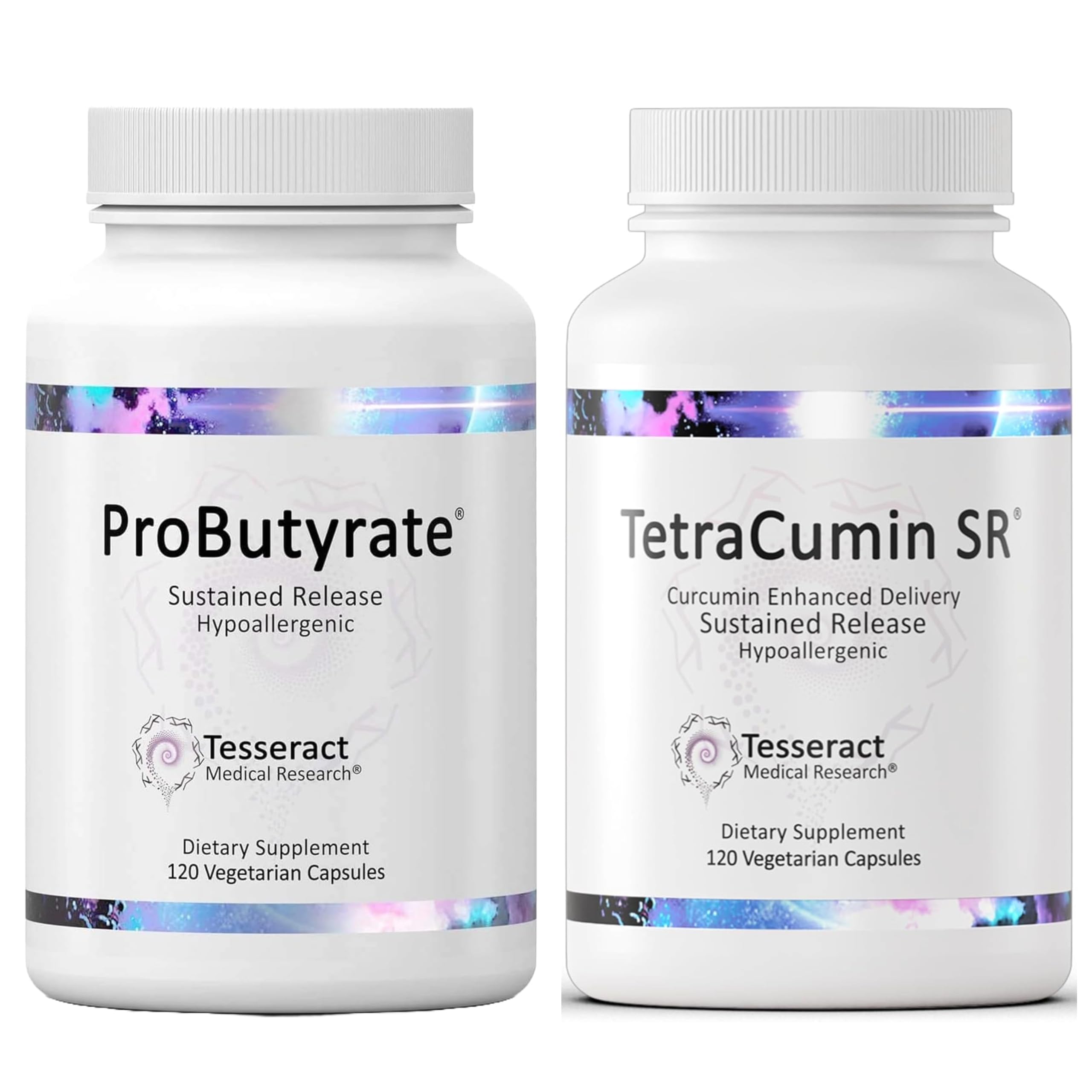 Tesseract Medical Research ProButyrate Gut Health Supplement, Butyric Acid Complex & TetraCumin SR Joint Support Supplement, Sustained Release Tesseract Medical Research Au supplements