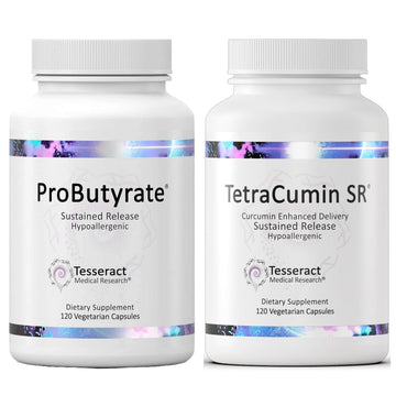 Tesseract Medical Research ProButyrate Gut Health Supplement, Butyric Acid Complex & TetraCumin SR Joint Support Supplement, Sustained Release Tesseract Medical Research Au supplements