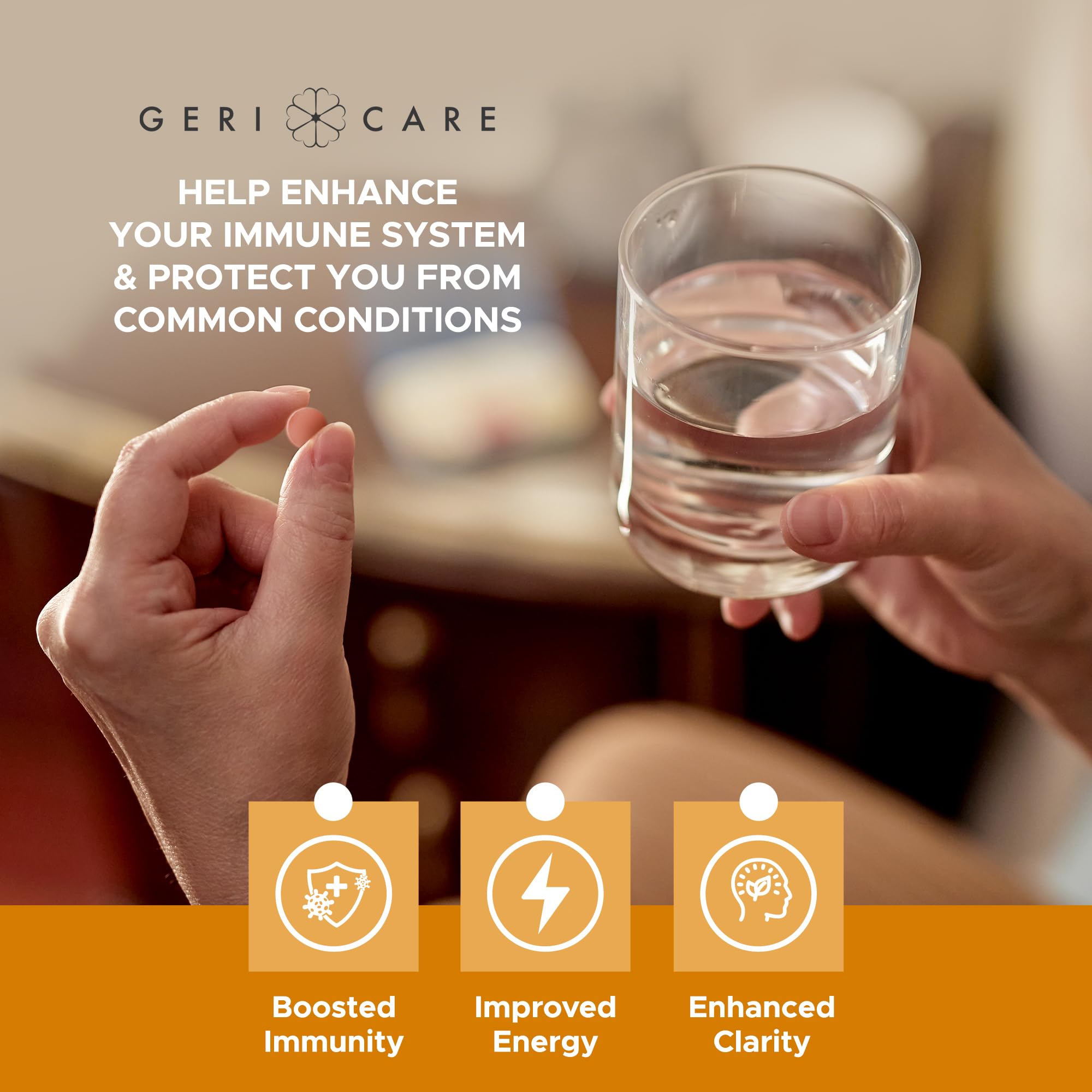 One-Daily Multivitamins with Minerals for Men & Women (100 Tablets) by GeriCare| High-Potency Multi-Vitamin & Multimineral Dietary Supplement for Immunity, Energy| Complete Daily Nutritional Support GeriCare Au supplements