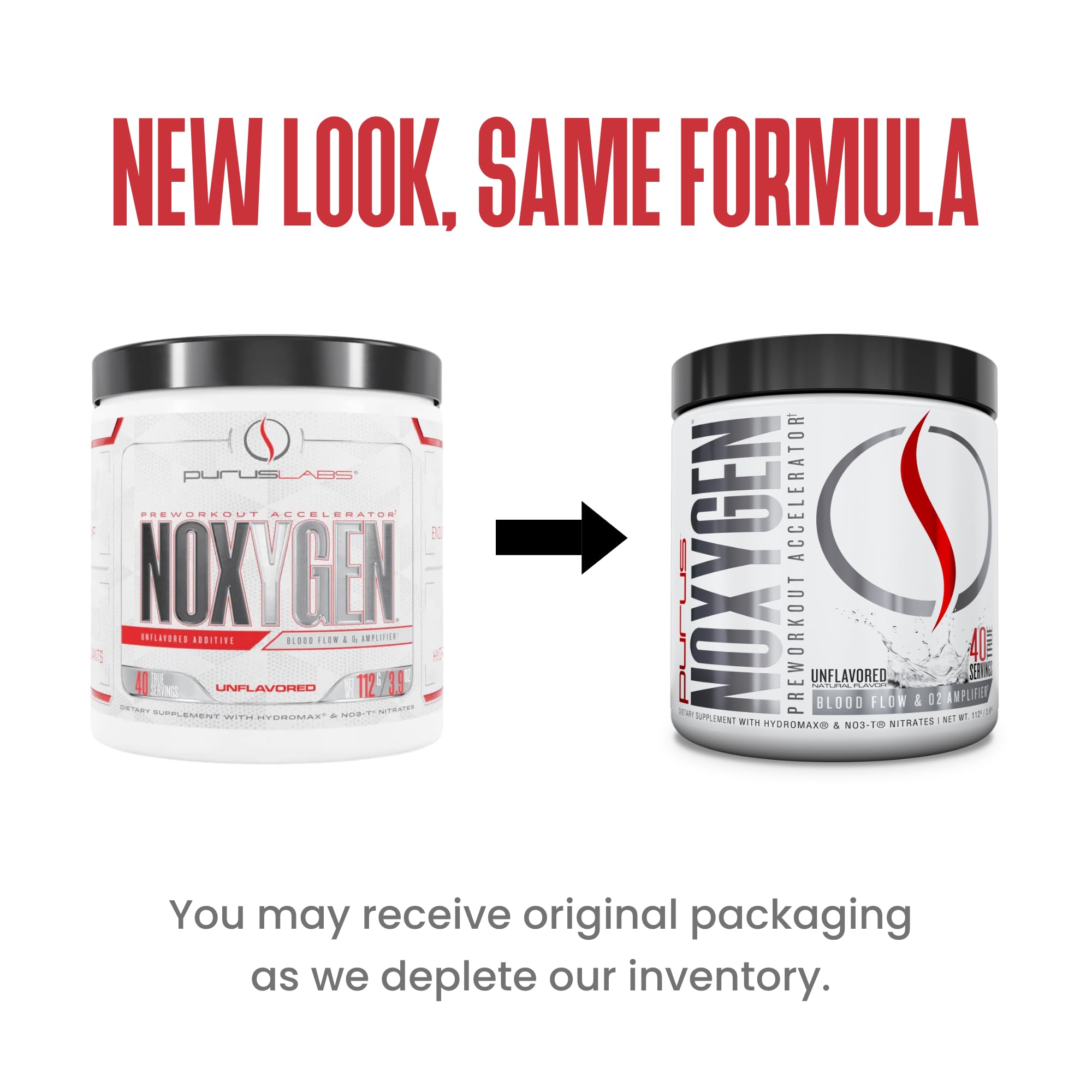 Purus Labs NOXYGEN Powder, 40 Servings (Unflavored) Purus Labs Au supplements
