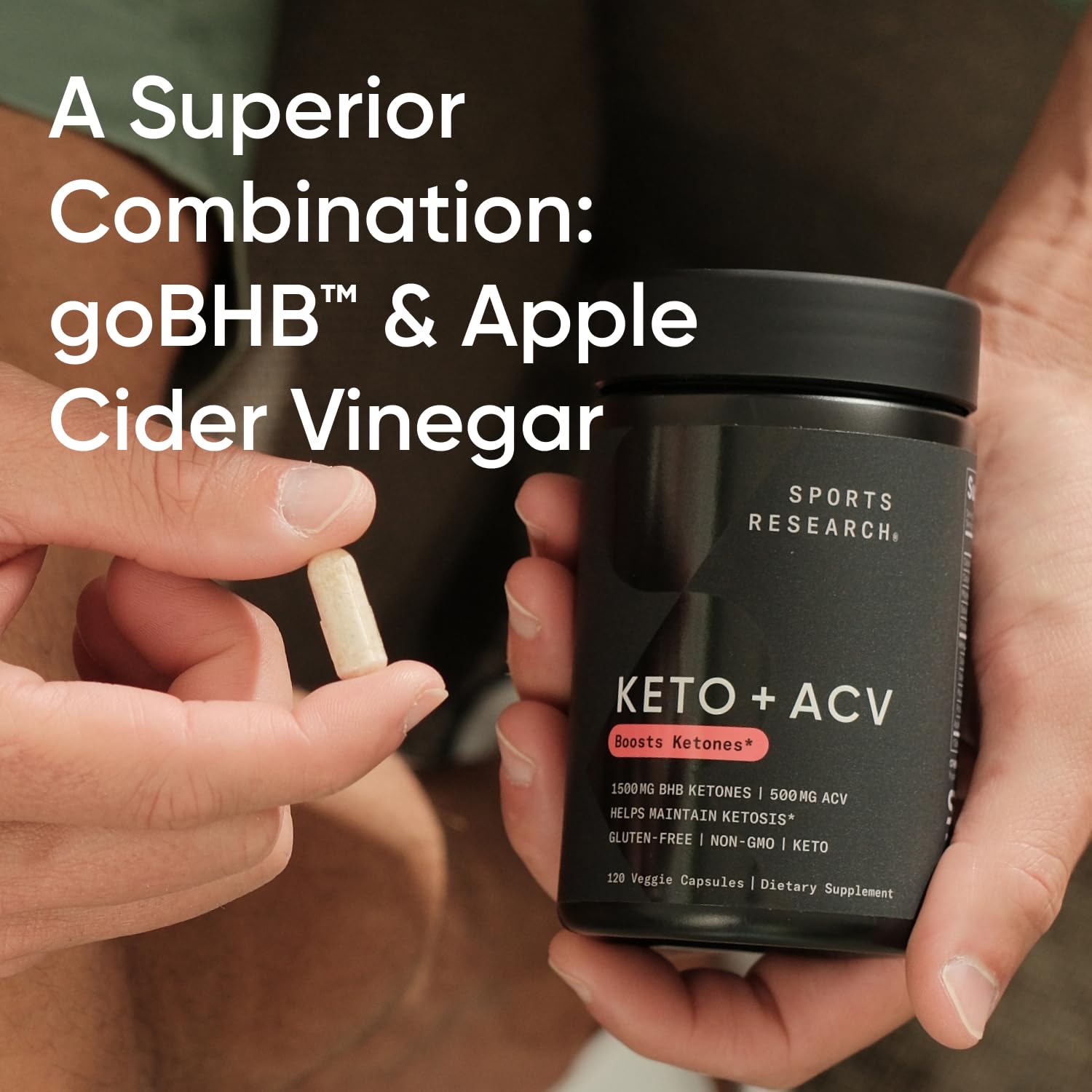Sports Research® Keto ACV Capsules - Diet Kit System with 500mg of Apple Cider Vinegar Sports Research Au supplements