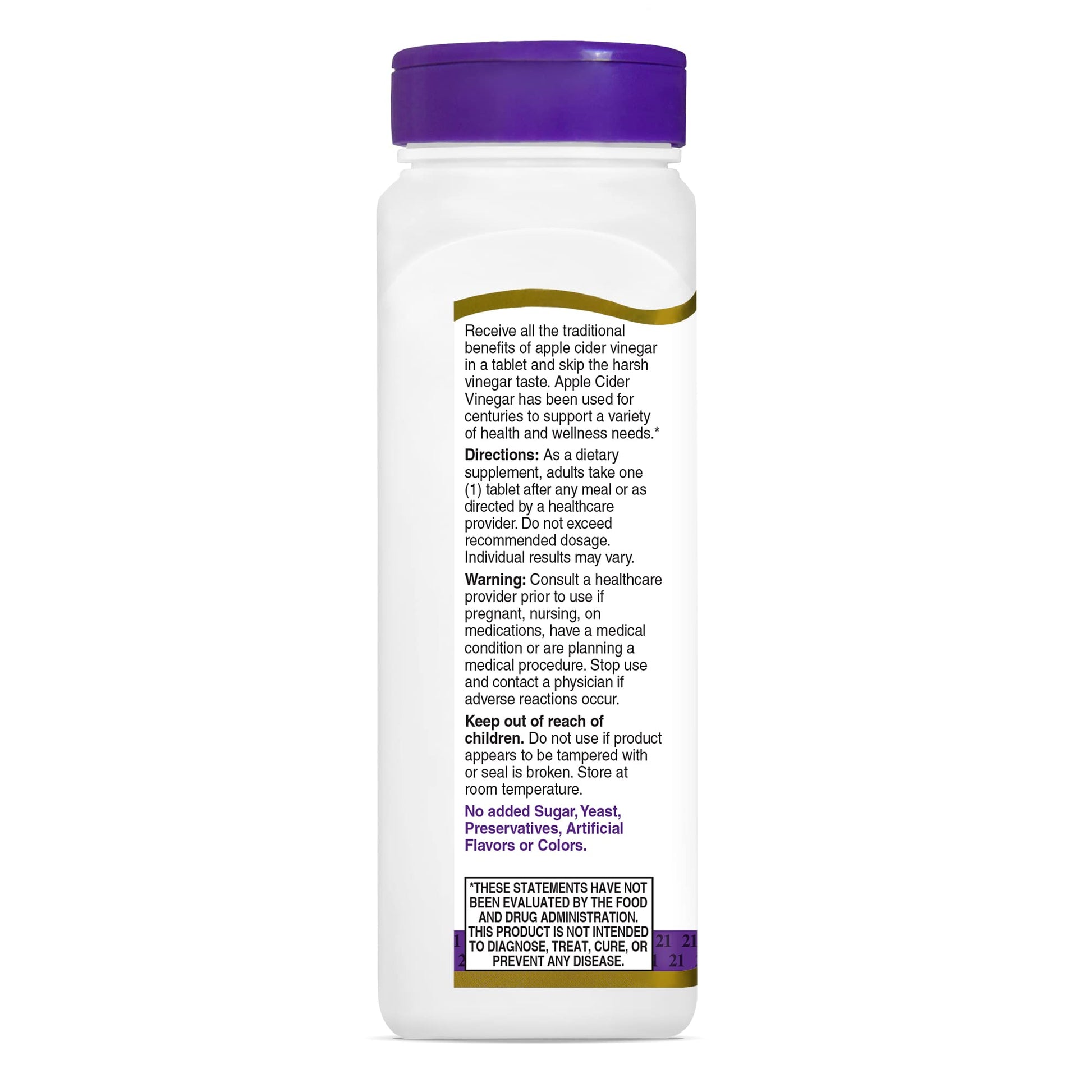 21st Century Apple Cider Vinegar 300mg Tablets, 250 Count 21st Century Au supplements
