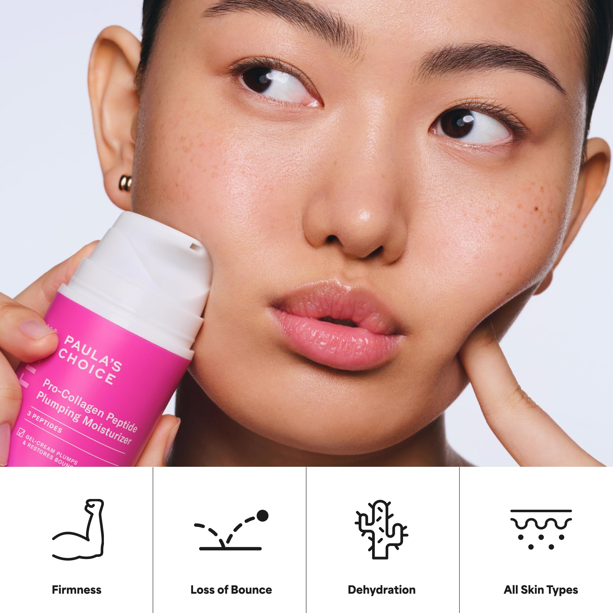 Paula's Choice Pro-Collagen Peptide Plumping Face Moisturizer, Daily Gel Face Cream for Deep Lightweight Hydration, Wrinkles & Loss of Firmness, Fragrance-Free, 1.7 Fl Oz Paula's Choice Au supplements