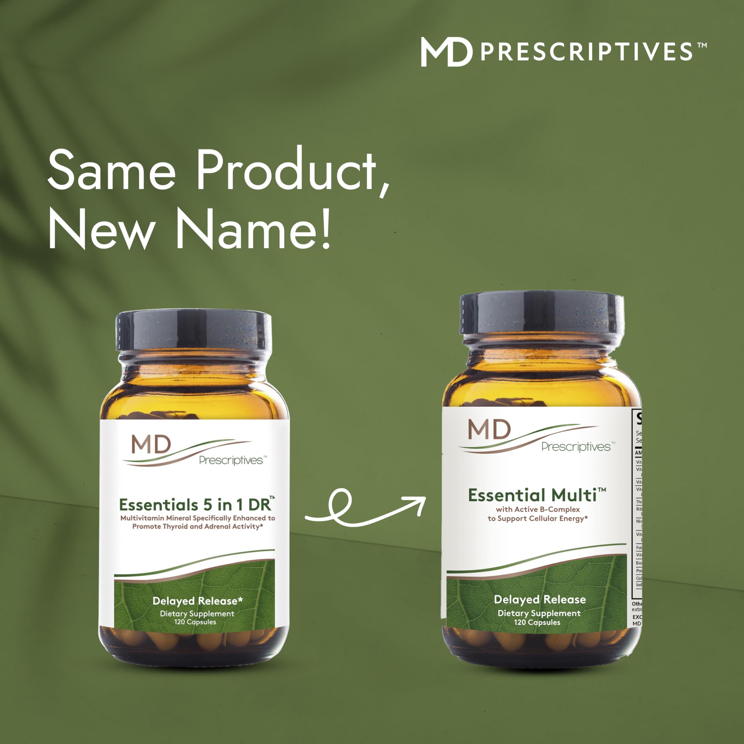 MD Prescriptives - Essential Multi (Delayed Release) - Multivitamin Mineral Complex Supplement for Enhanced Hormone Support - 120 Capsules MD Prescriptives Au supplements