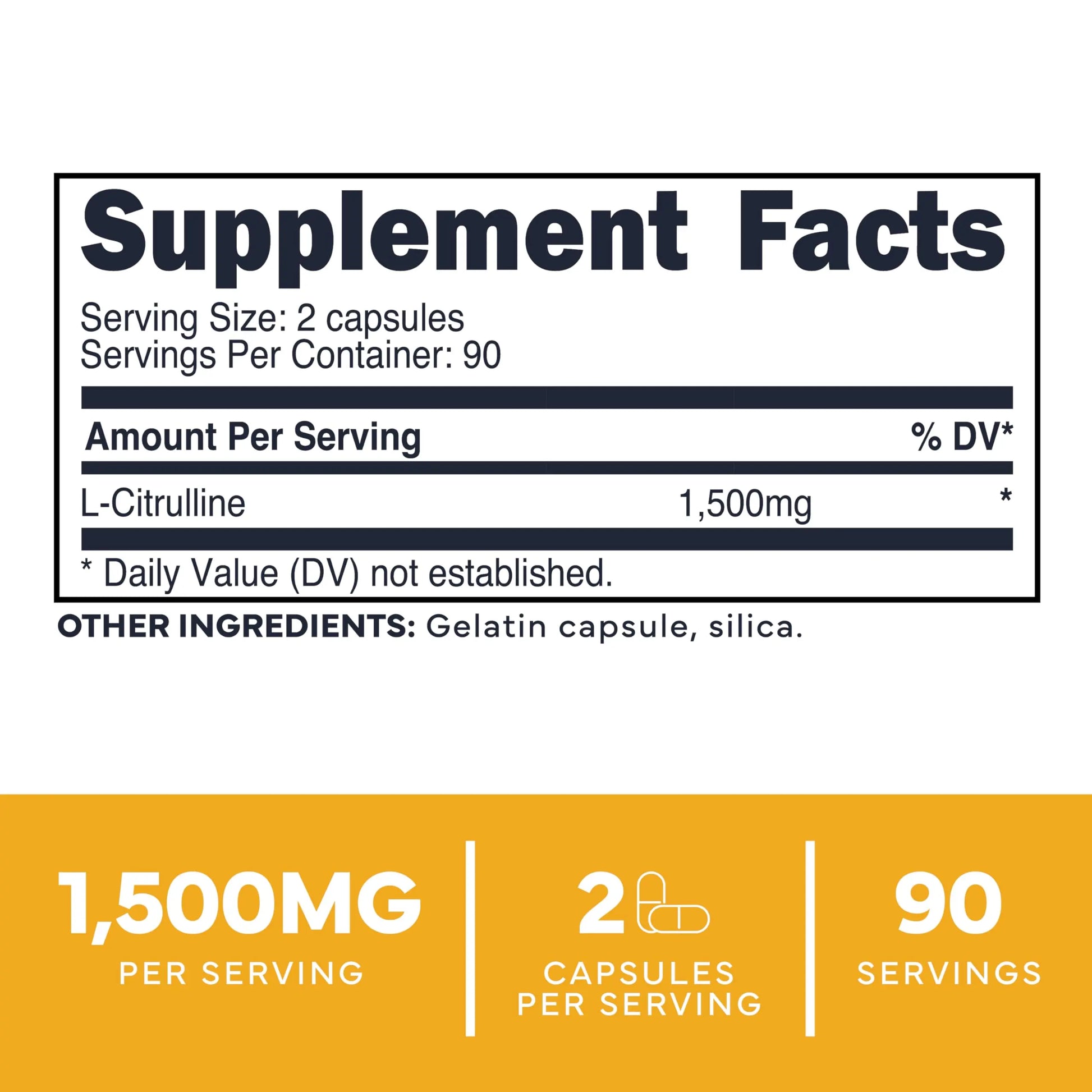 Type Zero L-Citrulline Capsules (180 Capsules) (1500 mg per Serving) - GMO-Free Type Zero Au supplements