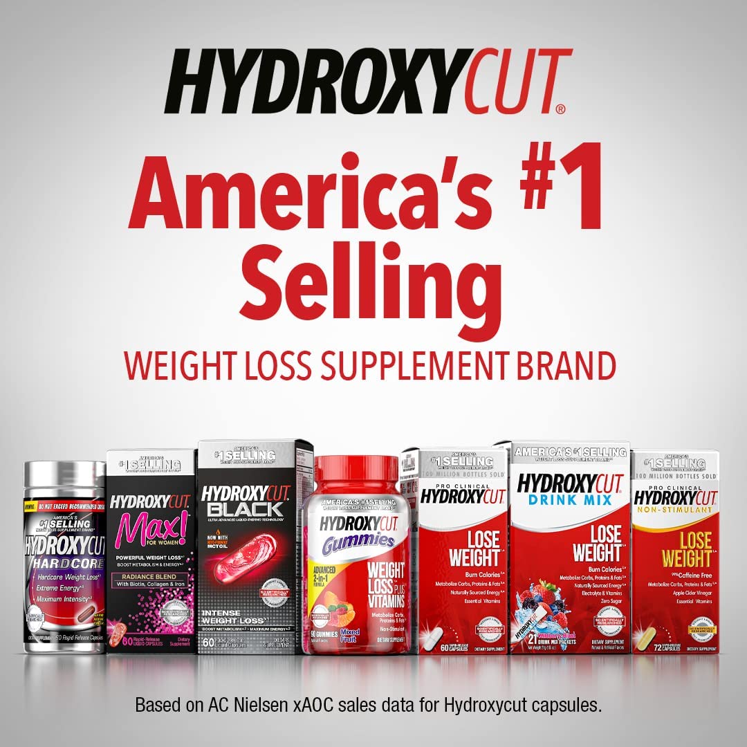 Hydroxycut Caffeine-Free Gummy for Women & Men | 15 Essential Vitamins & Minerals Hydroxycut Au supplements