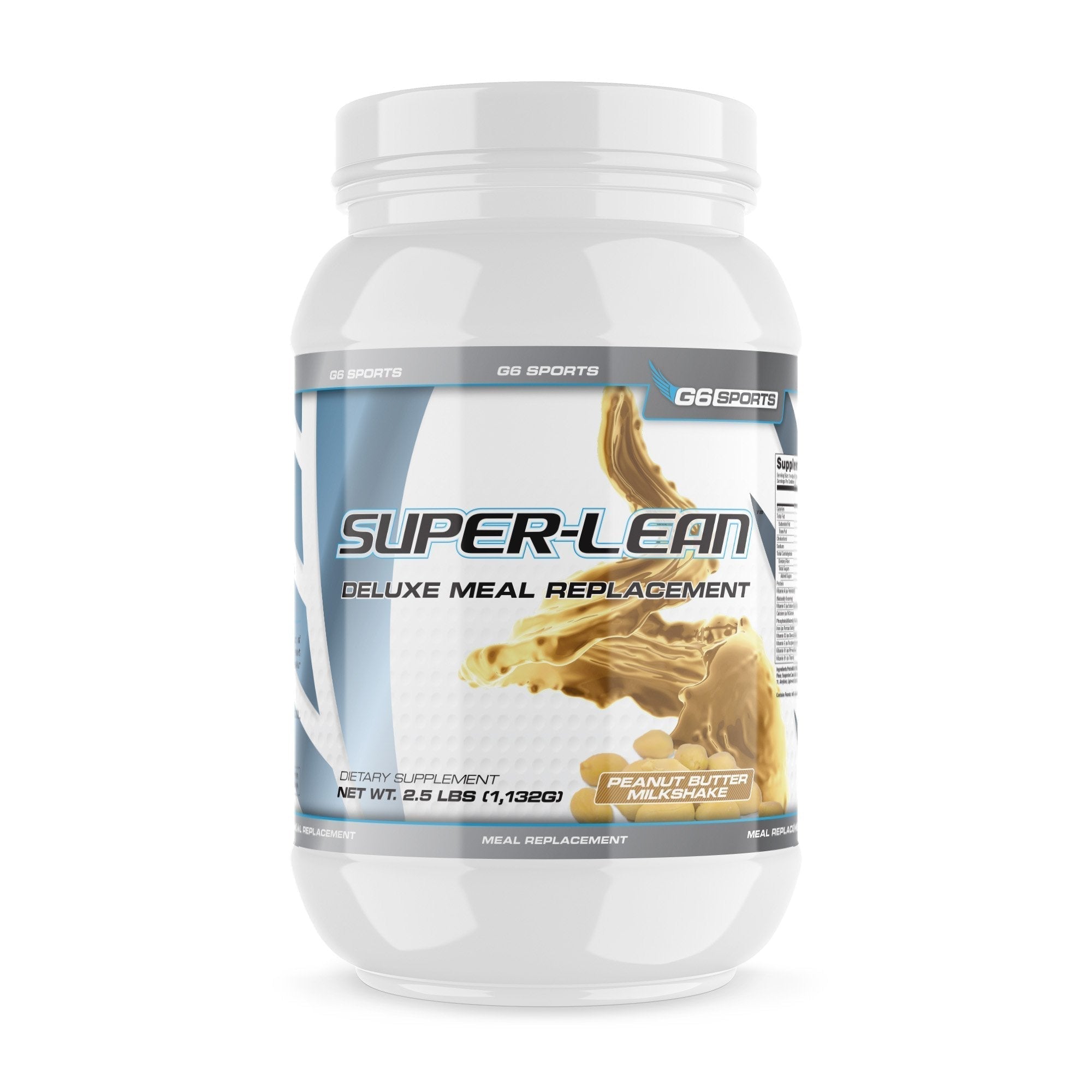 G6 Sports Nutrition Super-Lean Deluxe Meal Replacement (32g Protein, 7g Fiber, 25 Added G6 Sports Au supplements