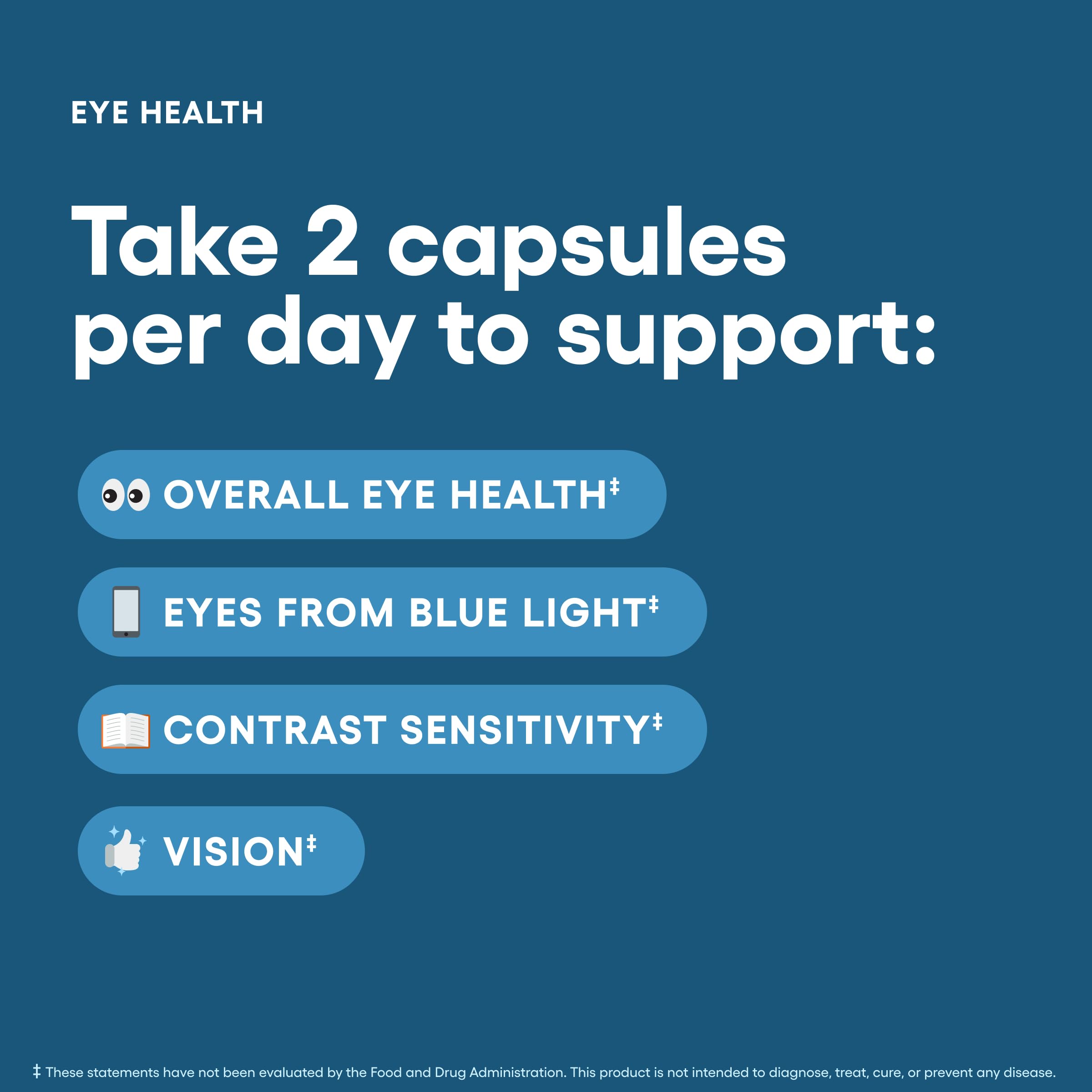 Physician's Choice Eye Health - Lutein, Zeaxanthin & Bilberry Extract - Supports Eye Strain, Dry Eyes, and Vision Health - 2 Award-Winning Clinically Proven Eye Vitamin Ingredients - Carotenoid Blend Physician's CHOICE Au supplements