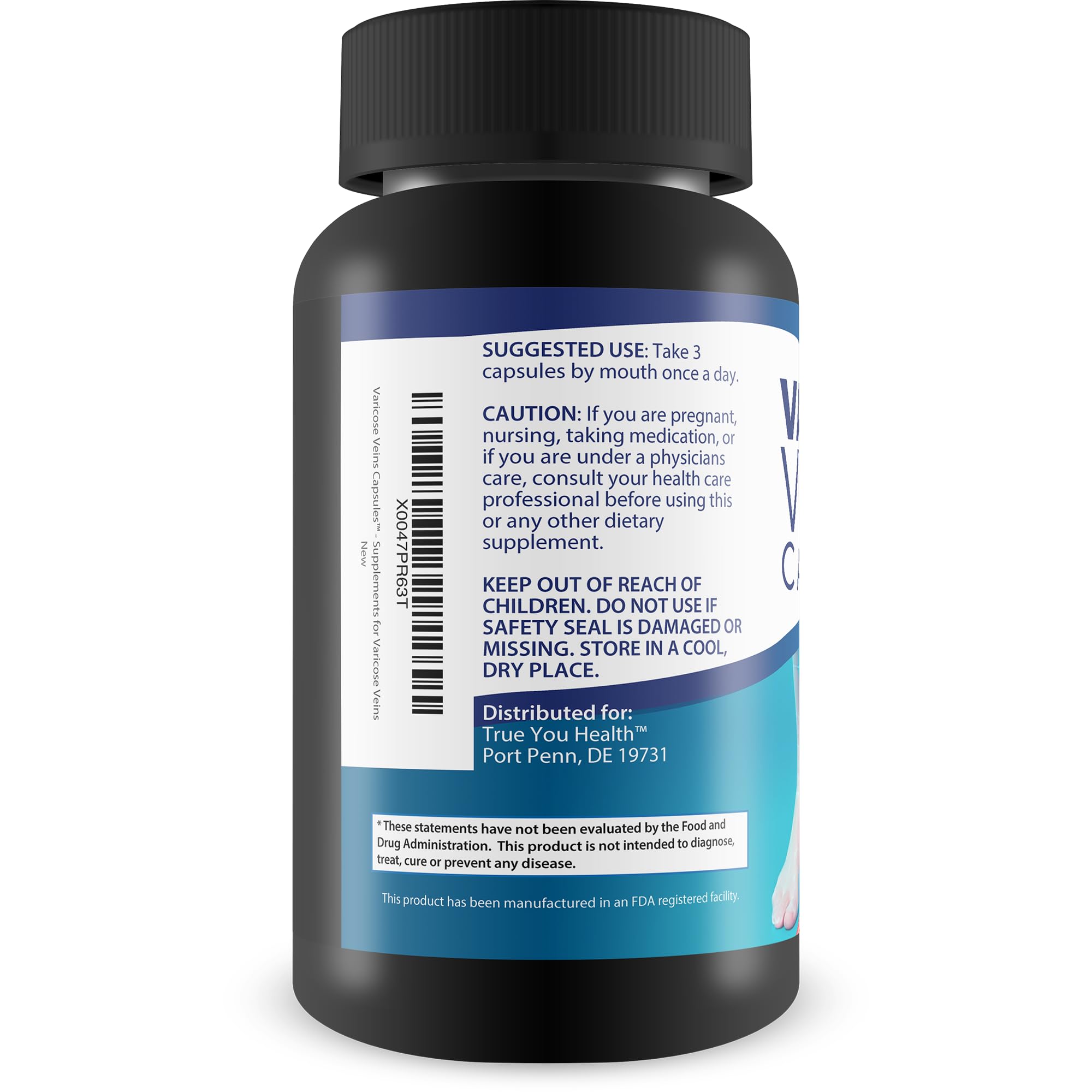 Varicose Veins Capsules - Our Best Natural Varicose Veins Treatment - Varicose Vein Supplement Anti Varicose Veins Women - Herbal Varicose Veins Treatment for Legs - Herbal Remedies for Varicose Veins Happy Health Marketplace Au supplements