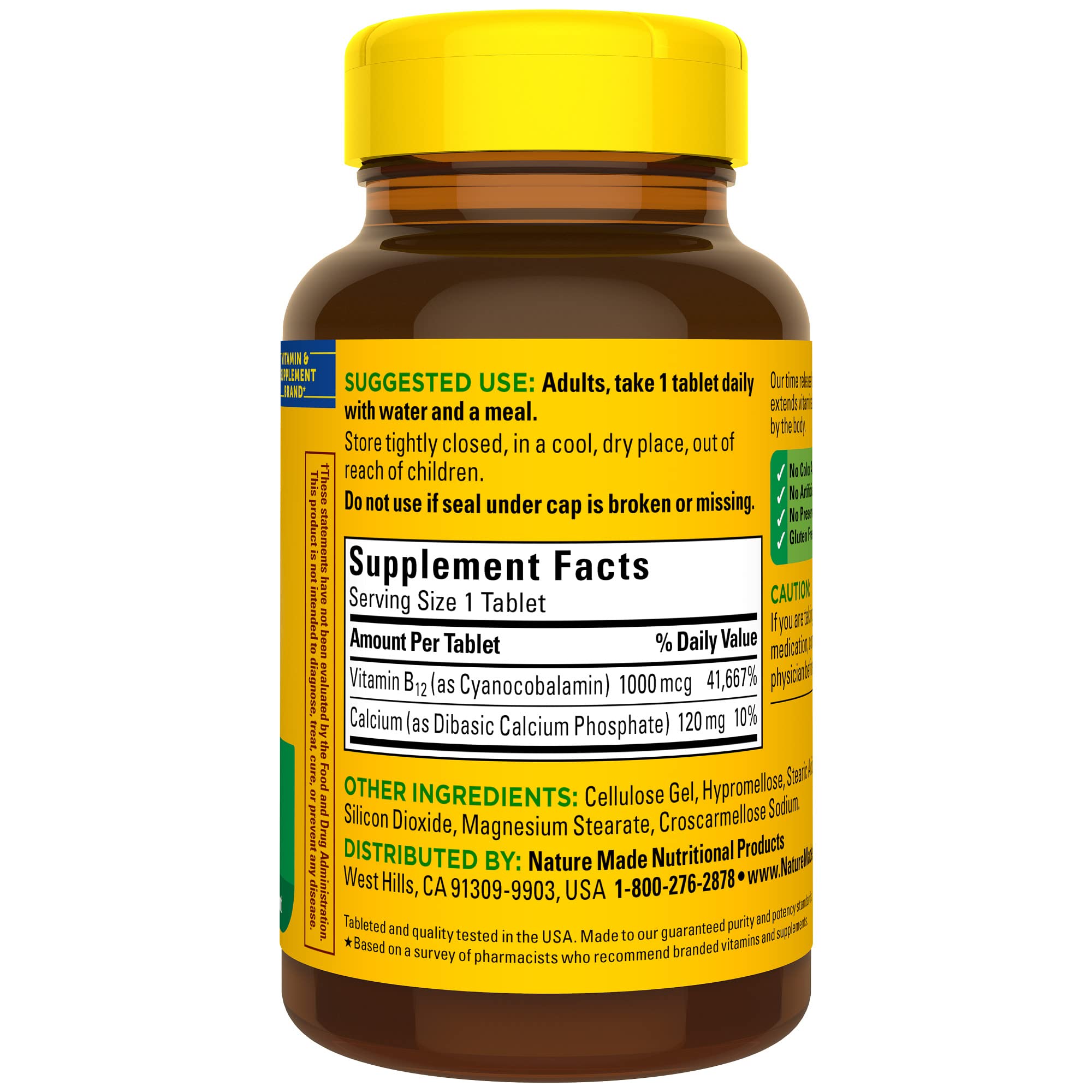 Nature Made Vitamin B12 1000 mcg, Dietary Supplement For Energy Metabolism Support Nature Made Au supplements