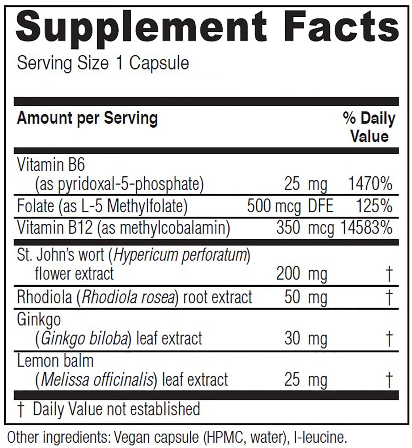 Vitanica Uplift, Mood and Emotional Support, Vegan, 60 Capsules Vitanica Au supplements