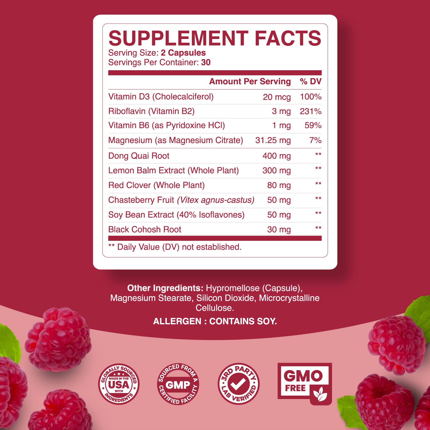 Natural Menopause Supplements for Women Health - Natural Hormone Balance for Women Plus Adrenal Support Menopause Relief and Thyroid Support with Dong Quai Root and Black Cohosh for Menopause Phytoral Au supplements