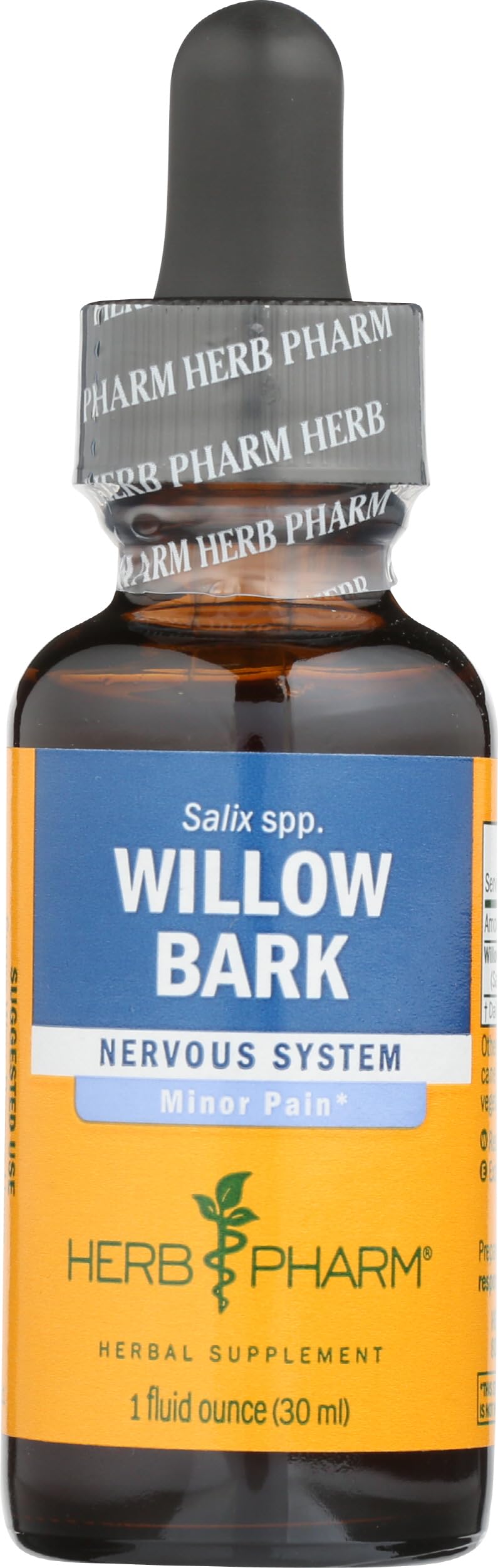 Herb Pharm Willow Bark Liquid Extract for Minor Pain - 1 Ounce (DWILL01) Herb Pharm Au supplements