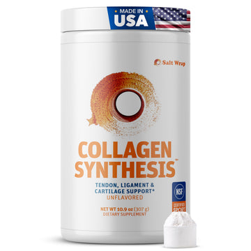 SaltWrap Collagen Synthesis - Collagen Peptides for Joints with Fortigel, Tendoforte, Best Collagen Powder for Tendons, Ligaments, and Cartilage Recovery and Repair, NSF Certified for Sport SaltWrap Au supplements