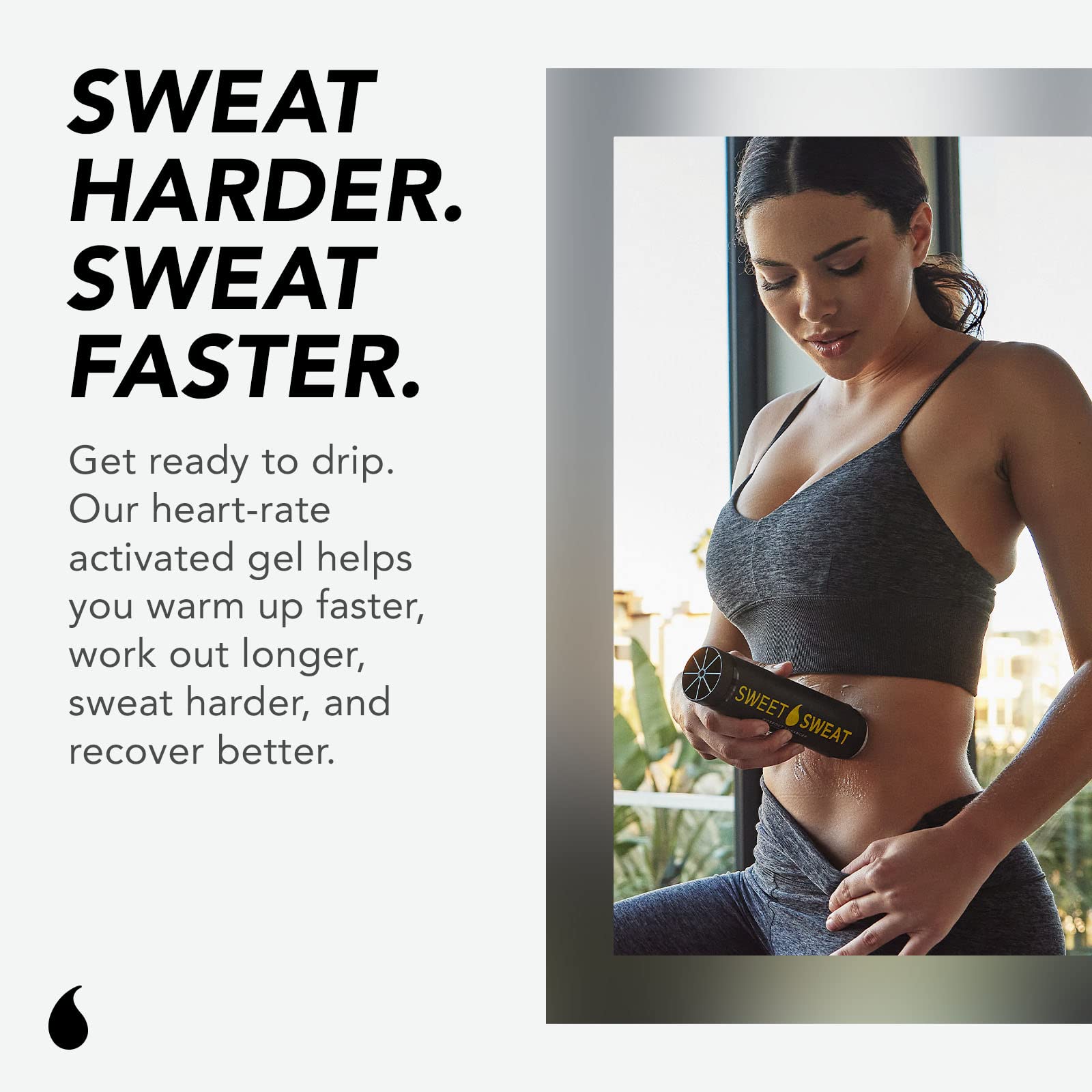 Sweet Sweat Workout Enhancer Roll-On Gel Stick - Sweat Harder and Faster Sports Research Au supplements