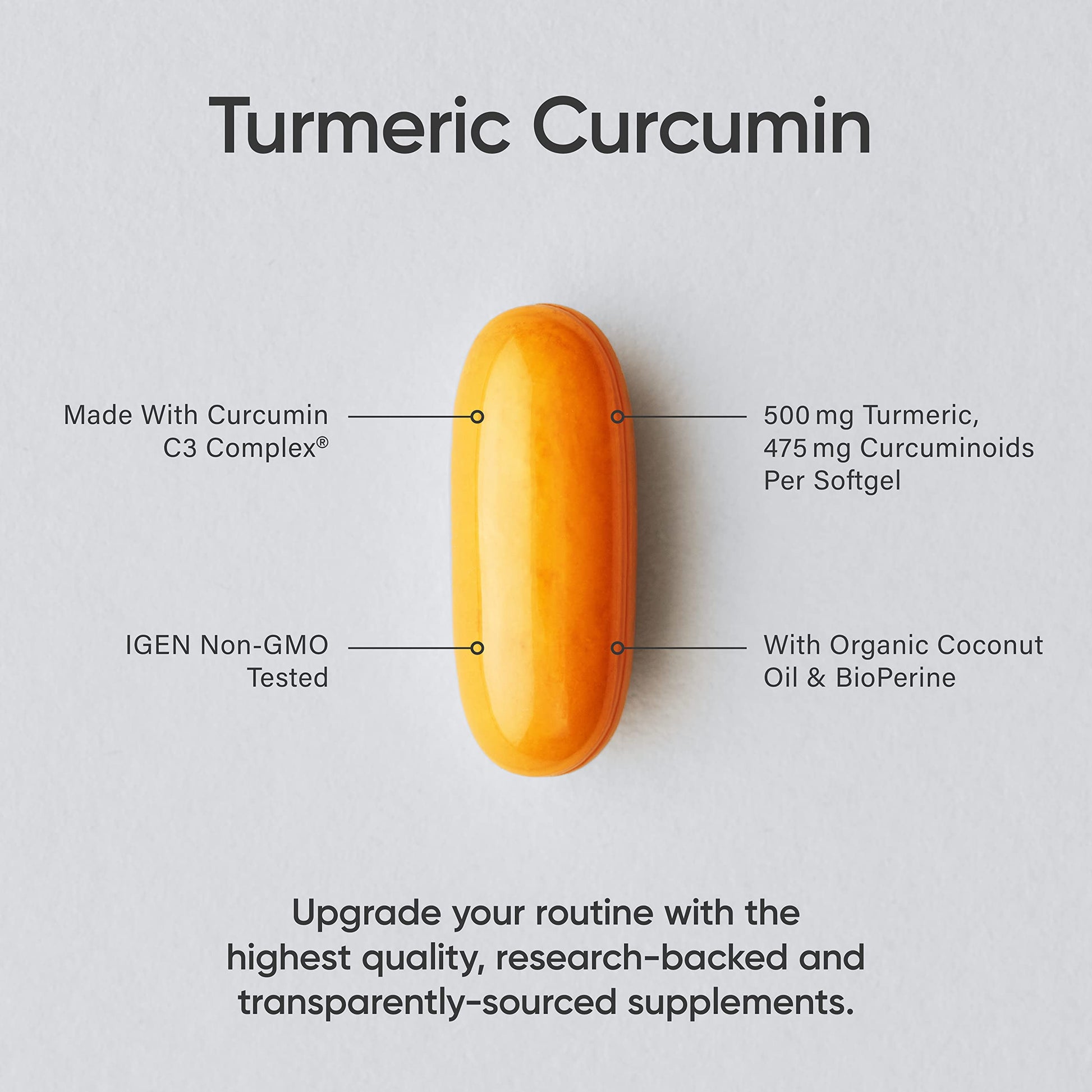Sports Research Turmeric Curcumin C3 Complex 500 mg, Enhanced with Black Pepper Sports Research Au supplements