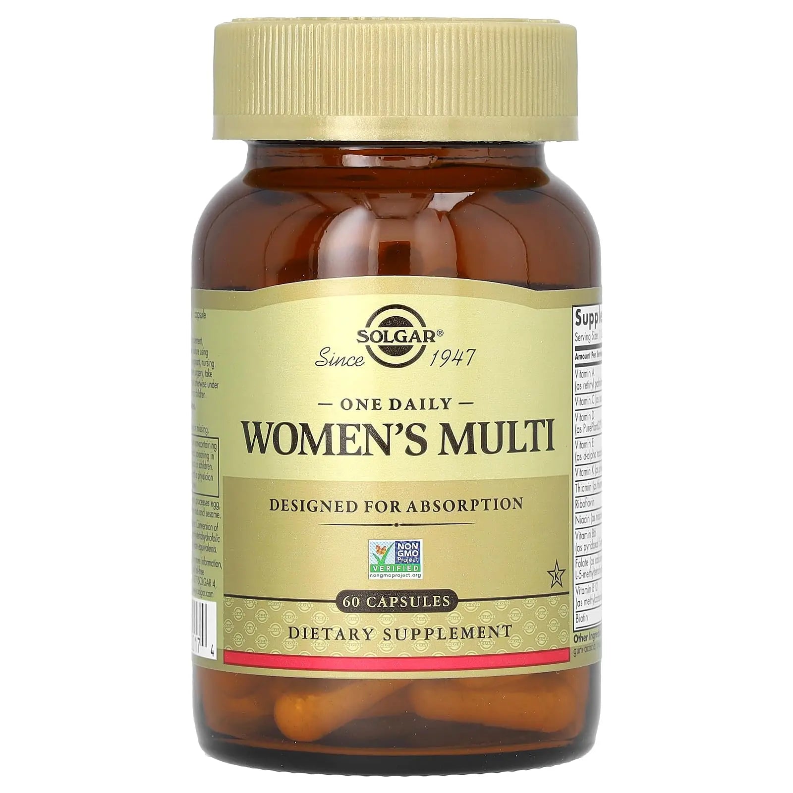 Solgar One Daily Women's Multi Whole Body Support Highly Absorbable Delayed Release Vitamin for Women, Supplement for Immune, Heart, Energy Solgar Au supplements