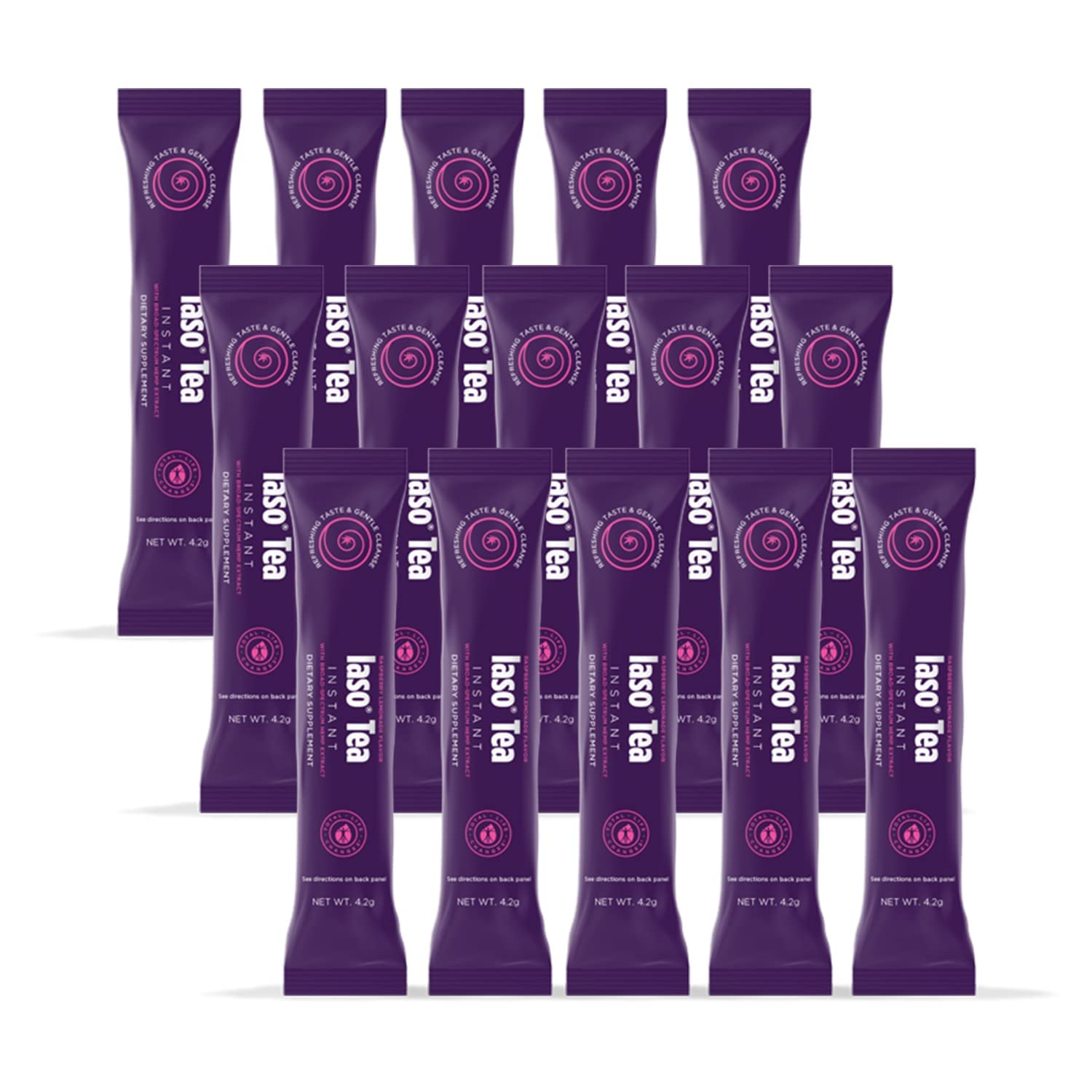 Total Life Changes Raspberry Lemonade Flavor Instant IASO Tea (15 Pack) Total Life Changes Au supplements